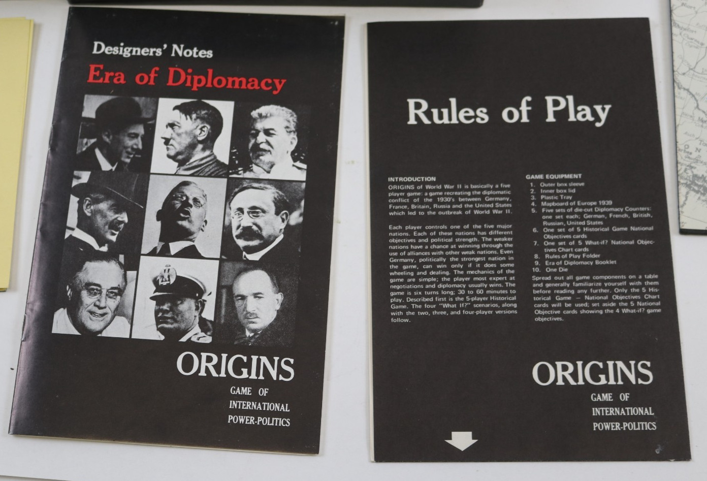 Origins of World War II – 1971 Avalon Hill Bookshelf Game | Vintage Strategy