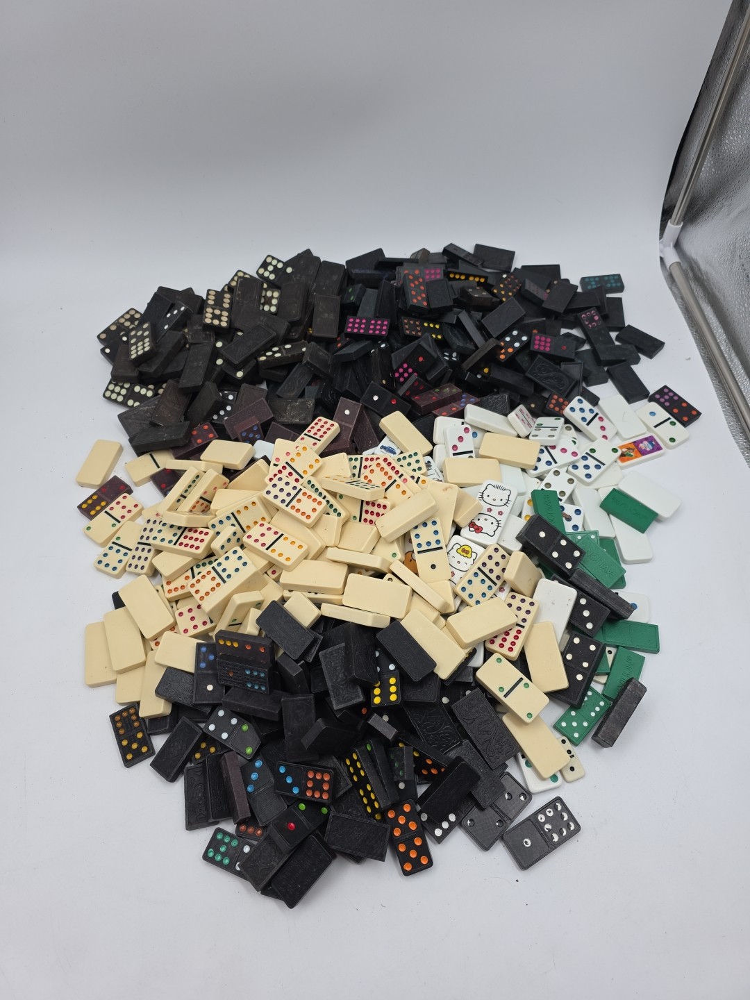 12 LB Domino Lot: Bulk Mixed Dominos Huge Wholesale Game Tile Collection #1