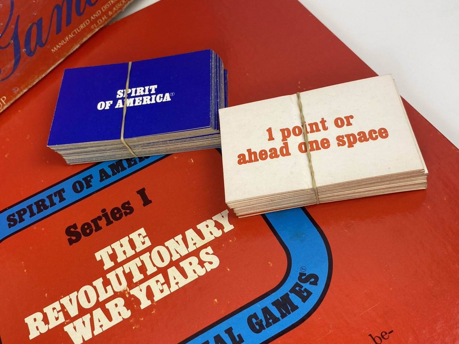 The Bicentennial Games Vintage American 3 Board Games USA 1776-1976