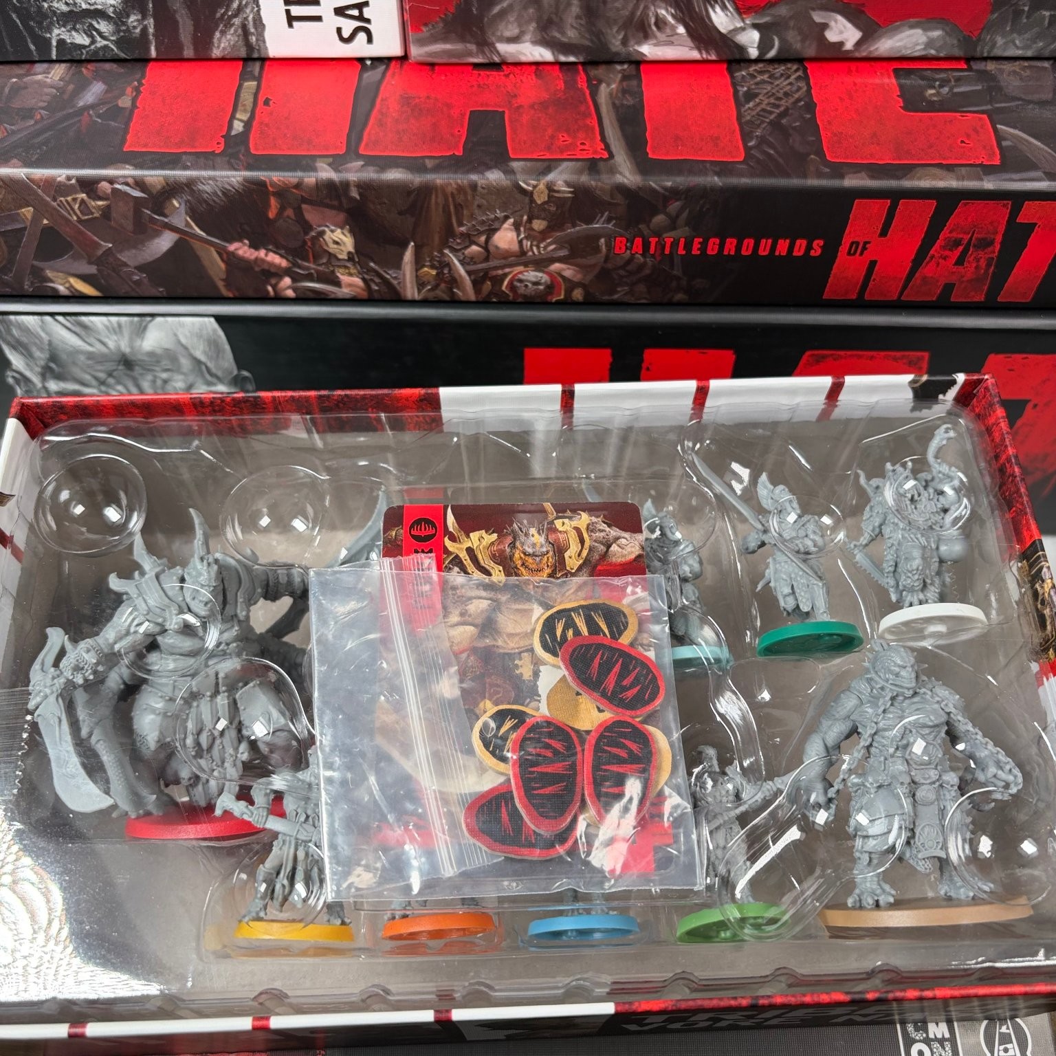 HATE Kickstarter Exclusive Board Game Tyrant Pledge Adrian Smith w/ 5 Expansions