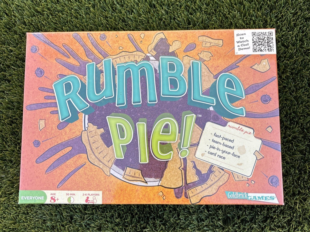 RUMBLE PIE! Game Ages 8 Up Game Family Fun Fast Paced- New/Sealed