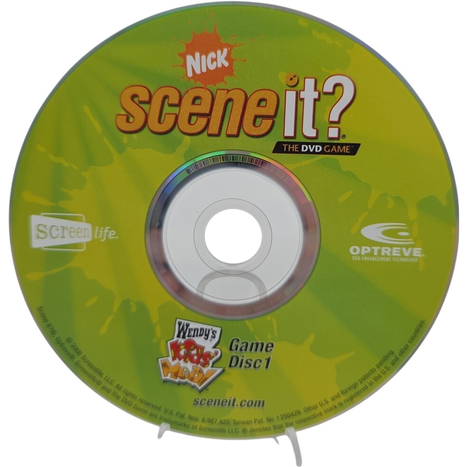 Nick Scene It? The DVD Game Wendy’s Kids’ Meal 2008 Screenlife
