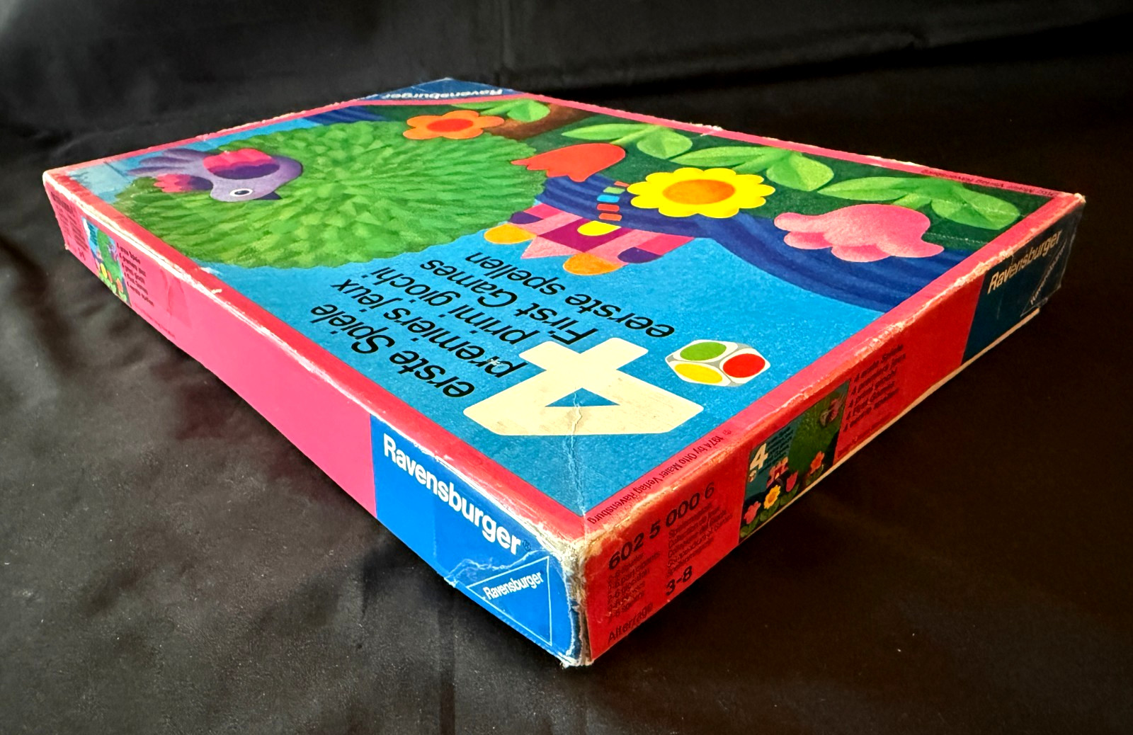 vtg 1974 Ravensburger 4 First Games COMPLETE board game Western Germany ages 3-8