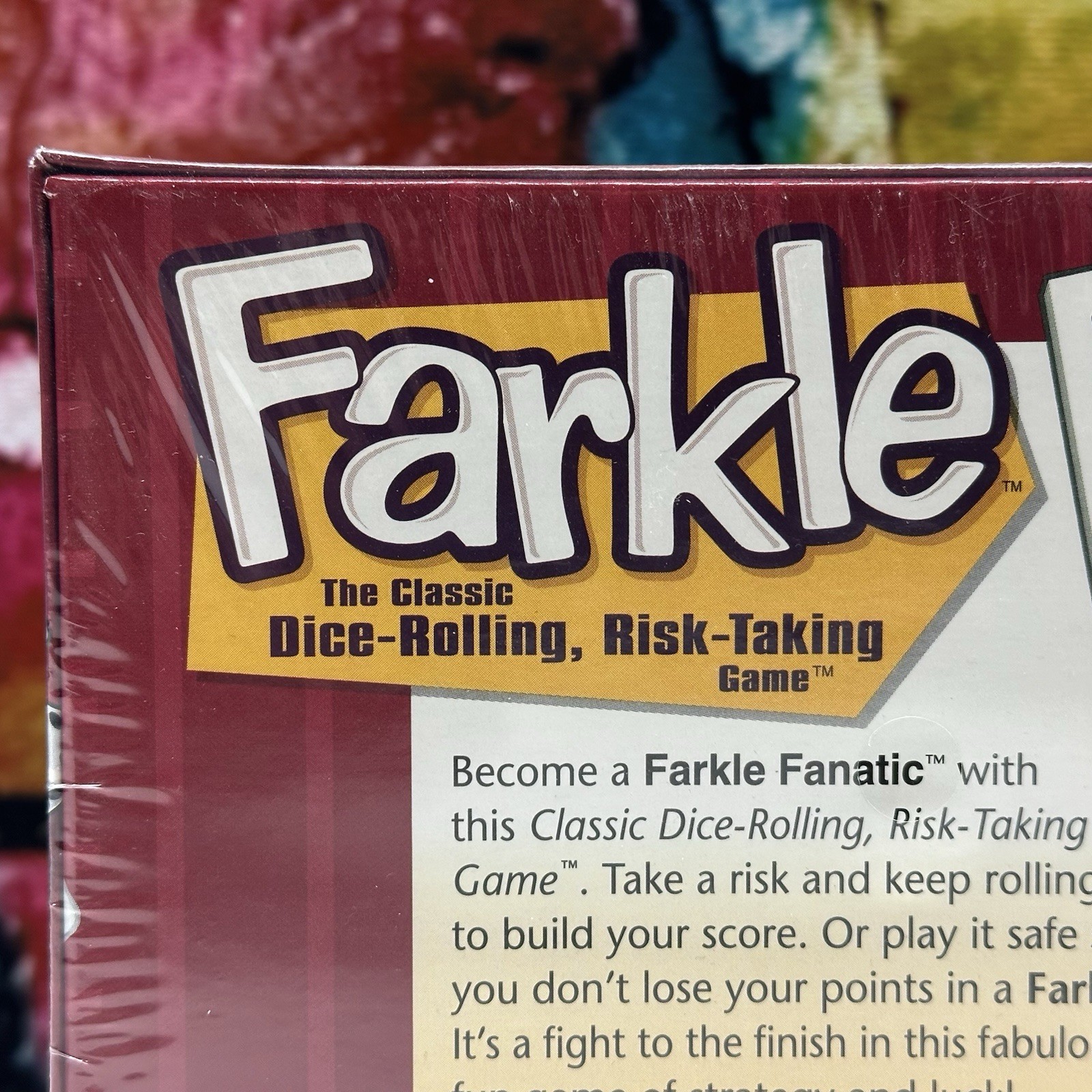 FARKLE Classic Dice Rolling Risk Taking Game Patch Products Ages 8+ Sealed NEW!