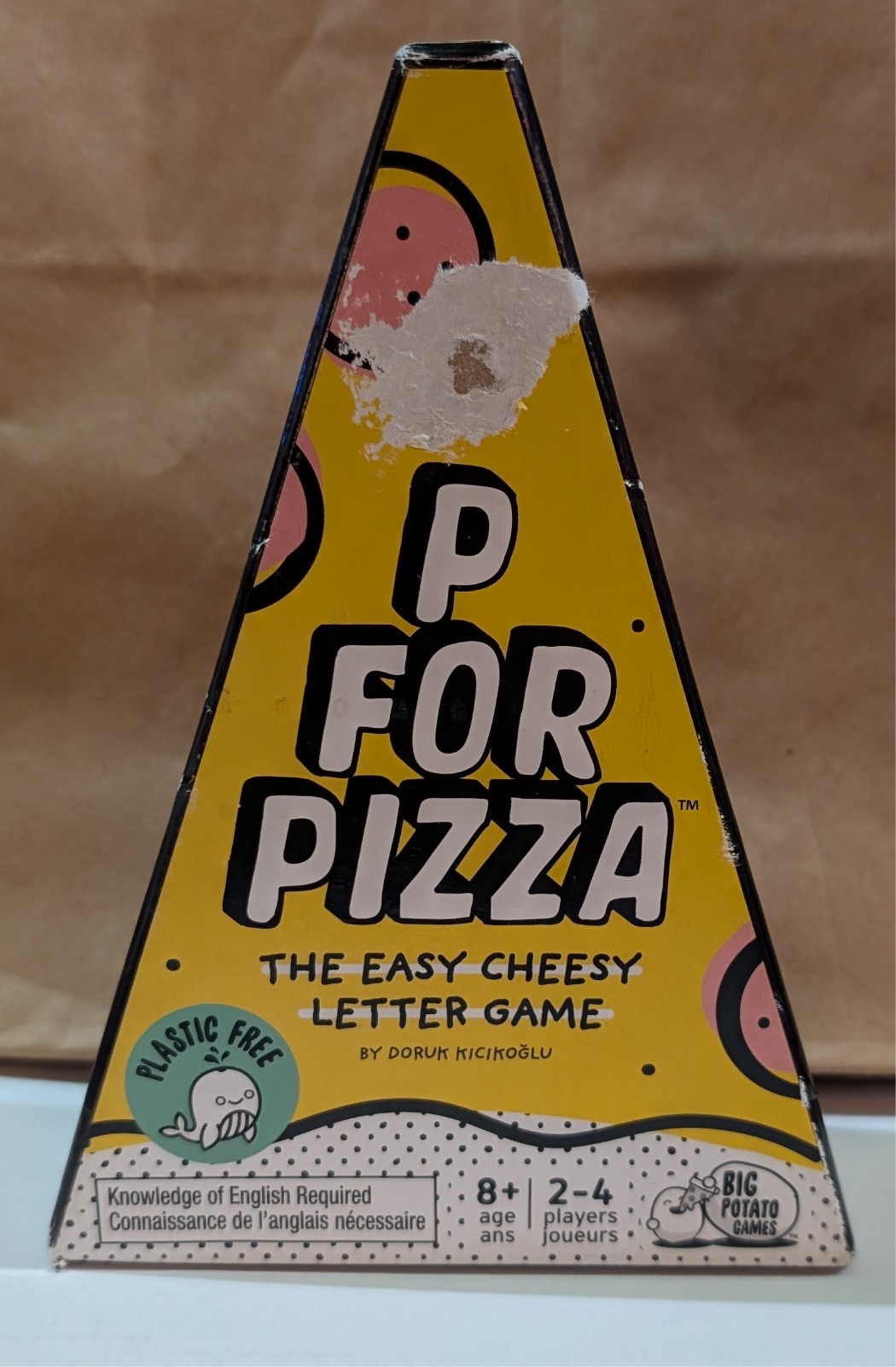 Big Potato P For Pizza The Easy Cheesy Letter Game