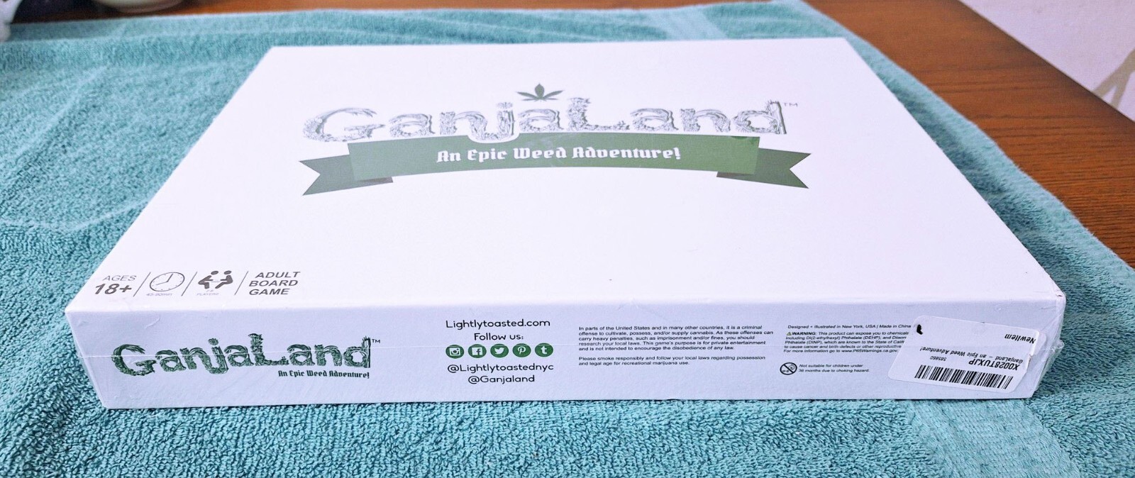 New/Sealed! Ganjaland – The Epic Weed Adventure Board Game