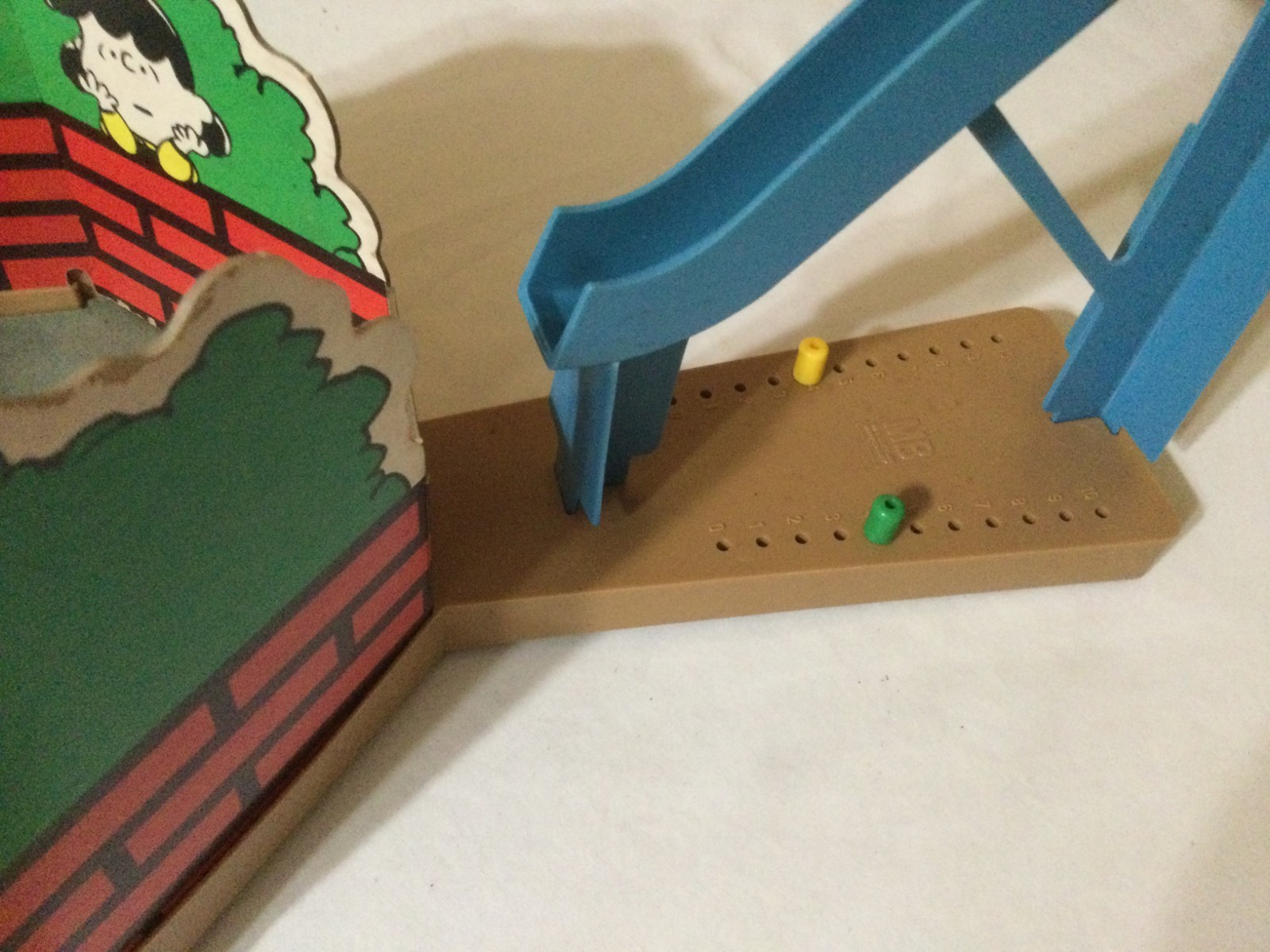 Vintage 1970 Snoopy And The Red Baron Skill and Action Game INCOMPLETE For Parts