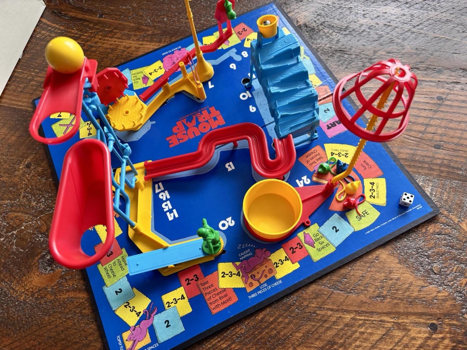 Vintage 1986 Mouse Trap Board Game 100% Complete Milton Bradley Great Condition