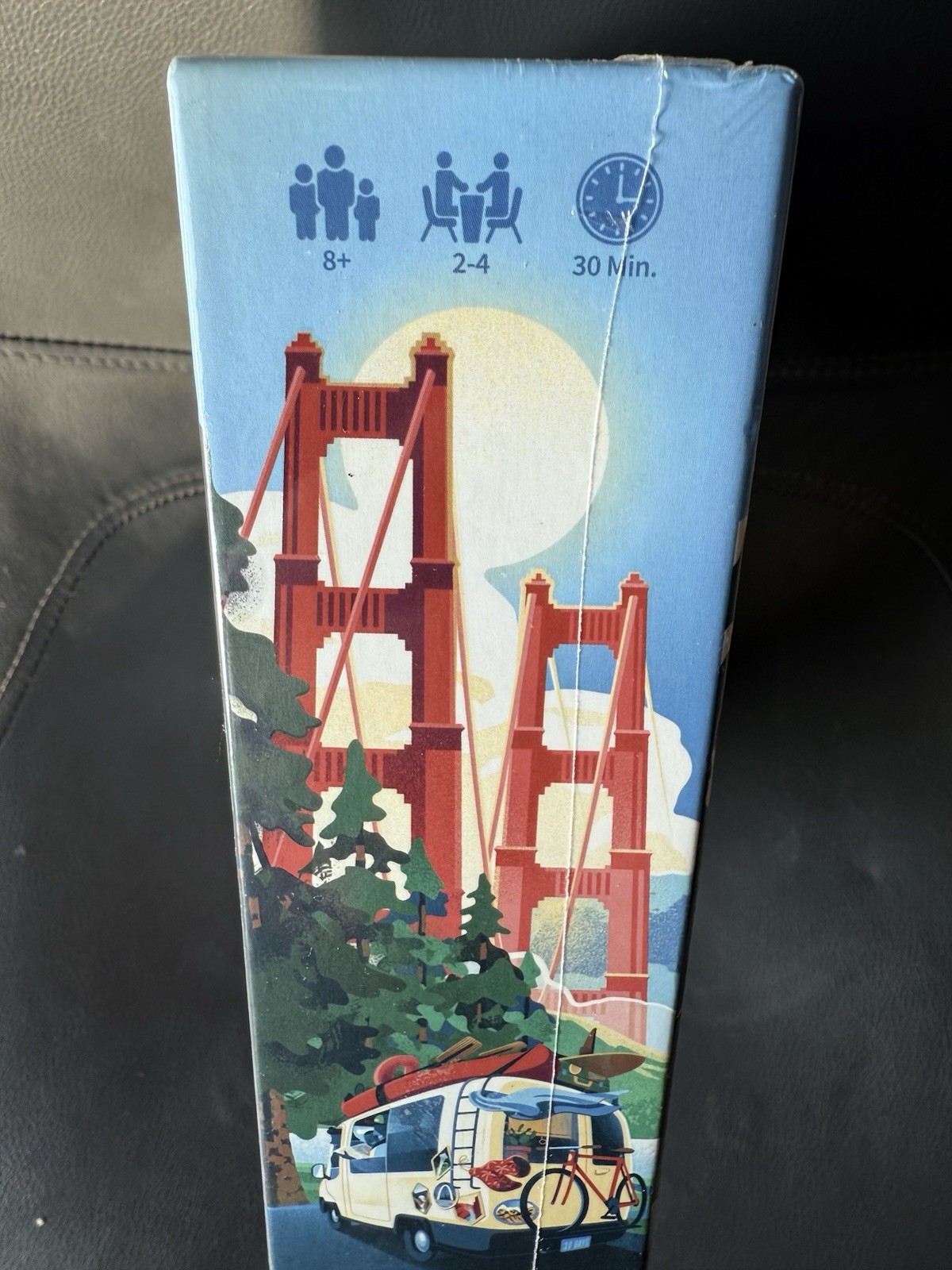 10 Days in The USA Board Game 30 Minutes 2-4 Players Age 8+ The OP Games