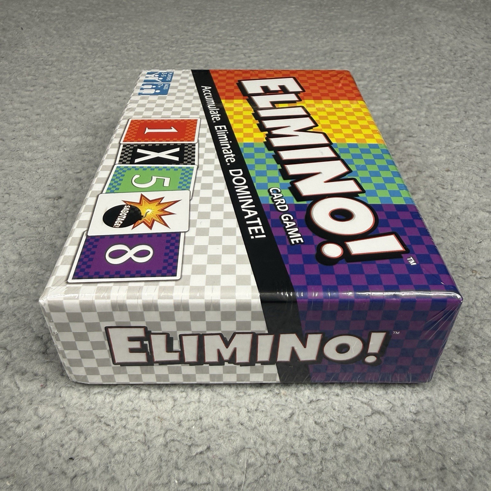 Elimino Card Game New Sealed Family Strategy Game Night Ages 7+ 2-5 Players
