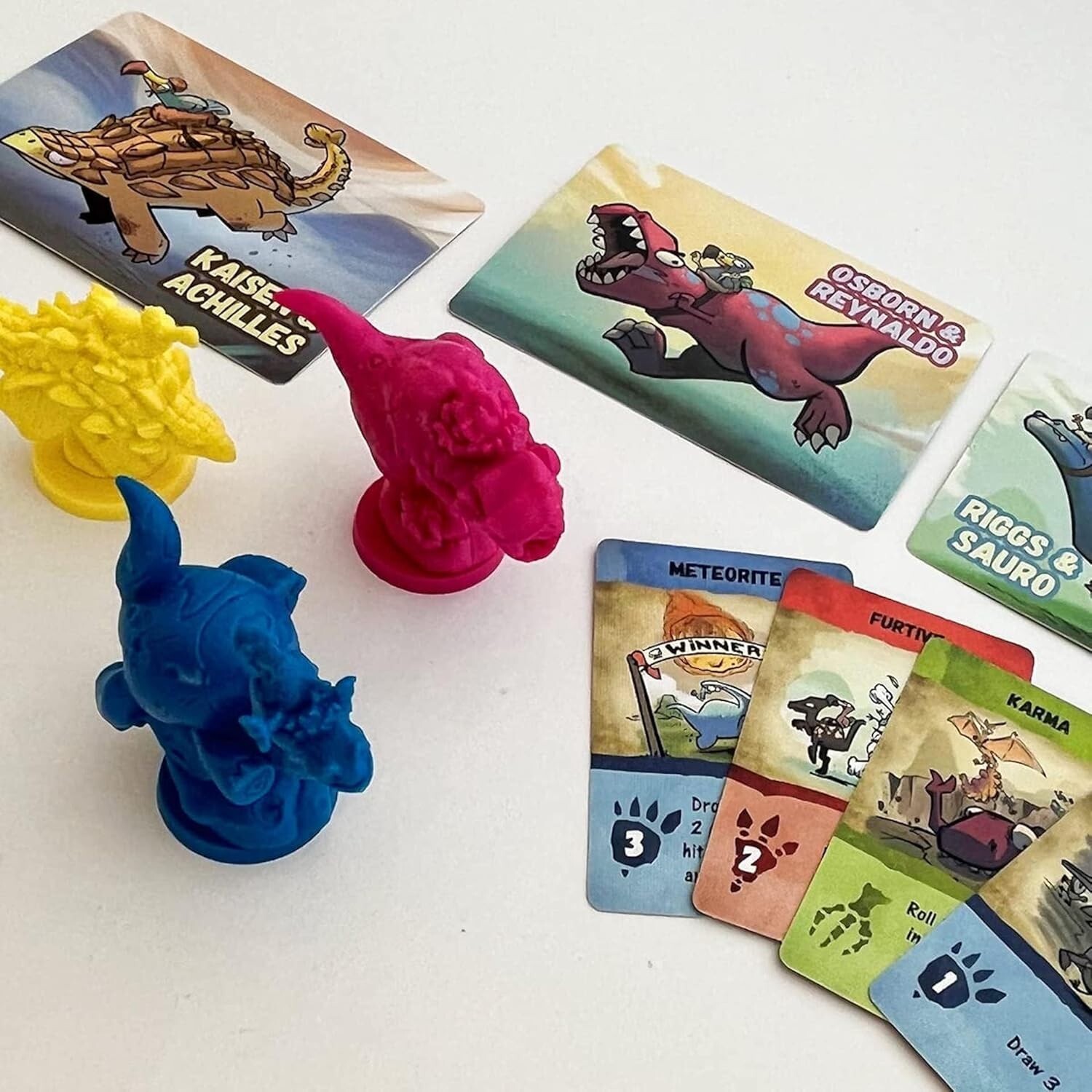 Dodos Riding Dinos Board Game KICKSTARTER (1-6 Player) New 1st Edition Free Ship