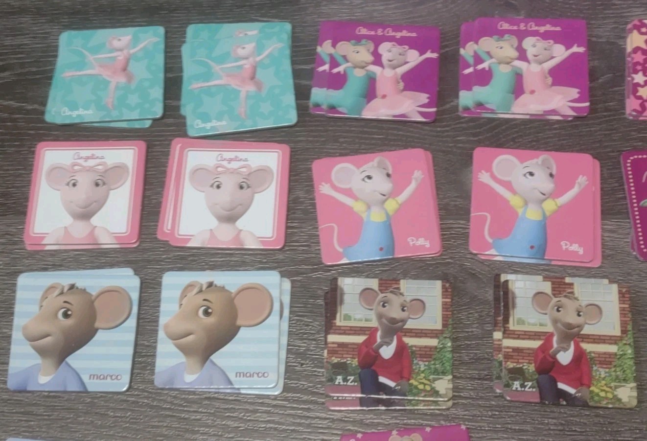 Angelina Ballerina Matching Game The Wonder Forge 2011 Complete