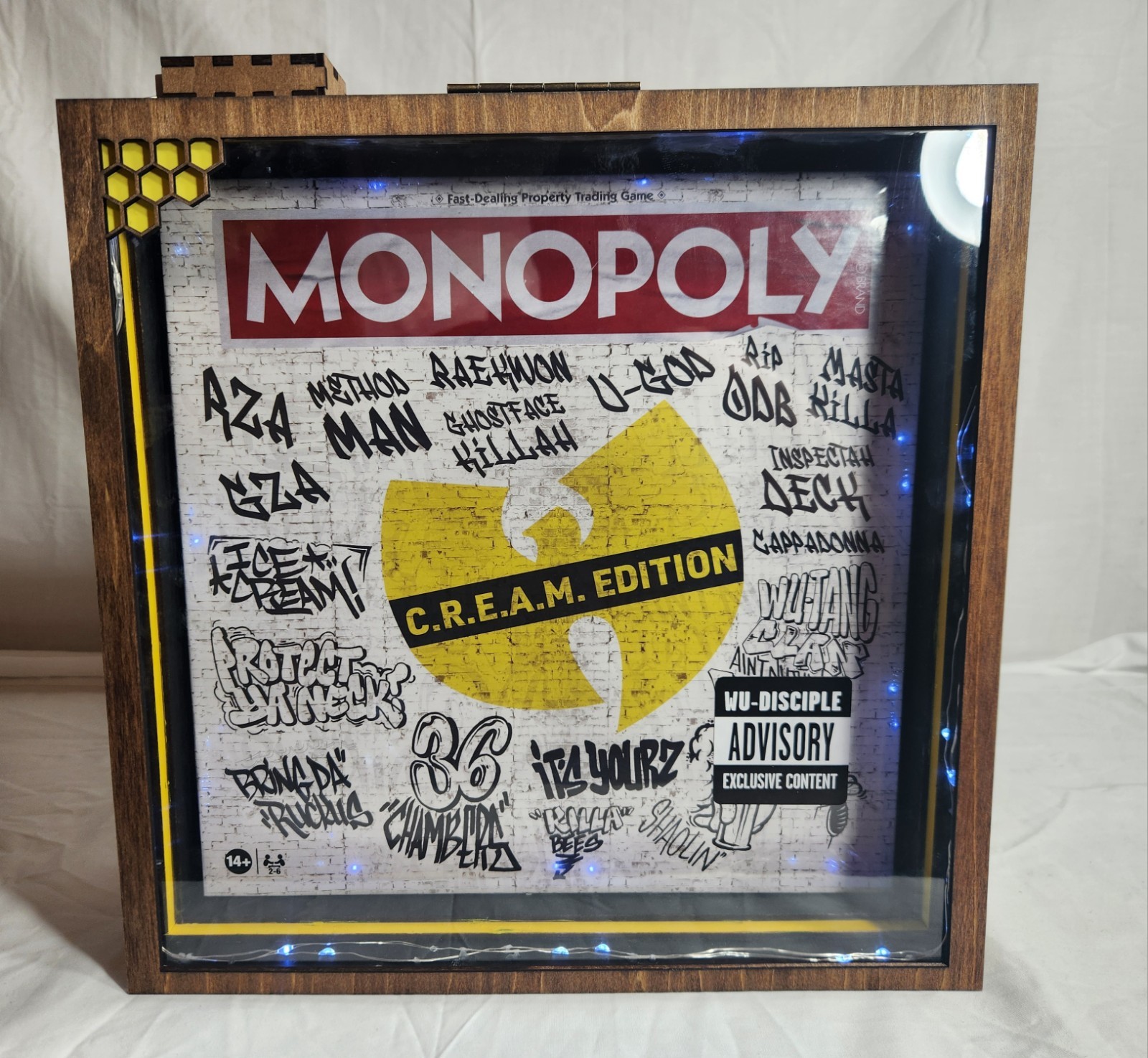 Wu-Tang Clan Monopoly Display Case (READ DESCRIPTION DISPLAY CASE ONLY)