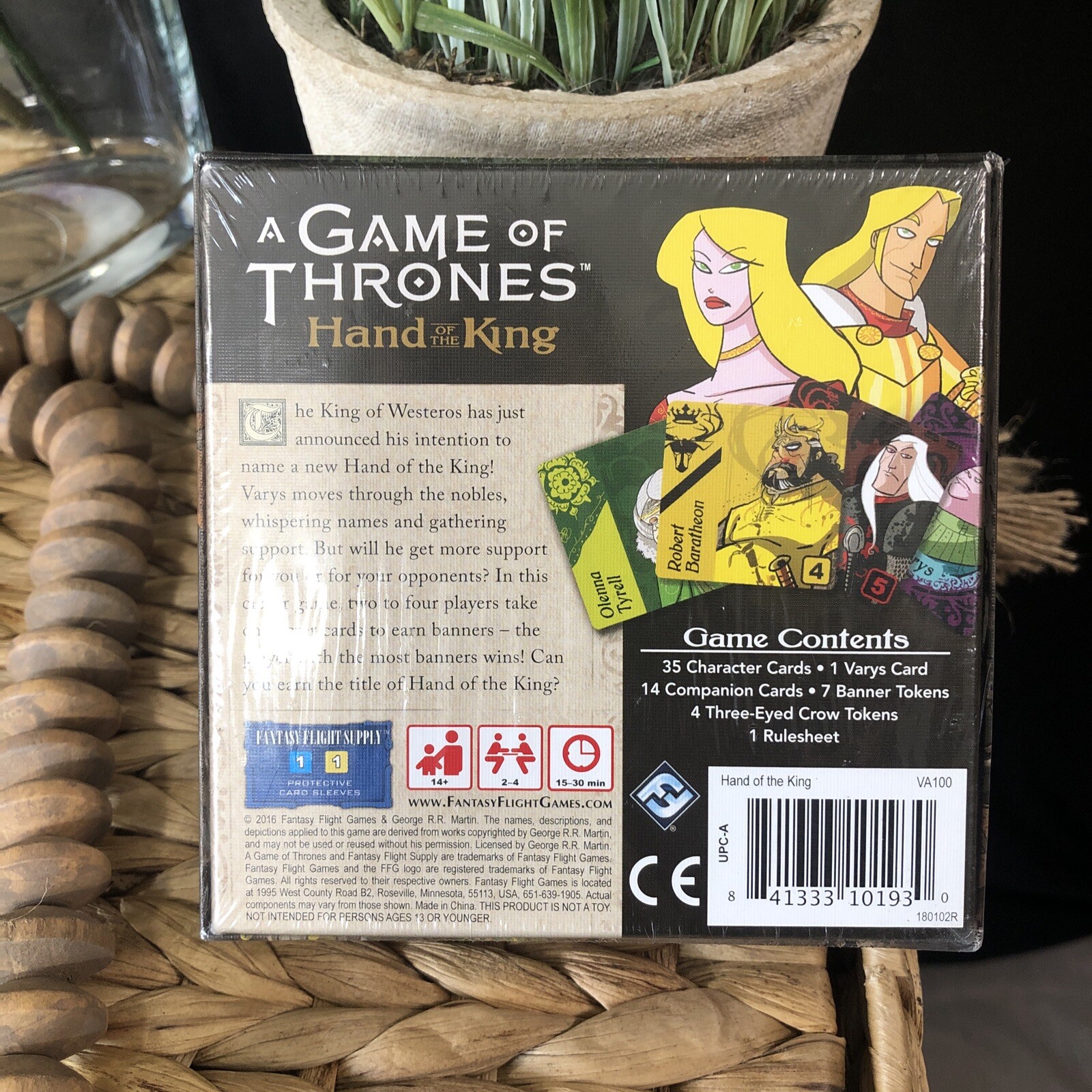 A Game of Thrones – Hand of the King – Card Game – A Whimsical Game Of Wits NEW