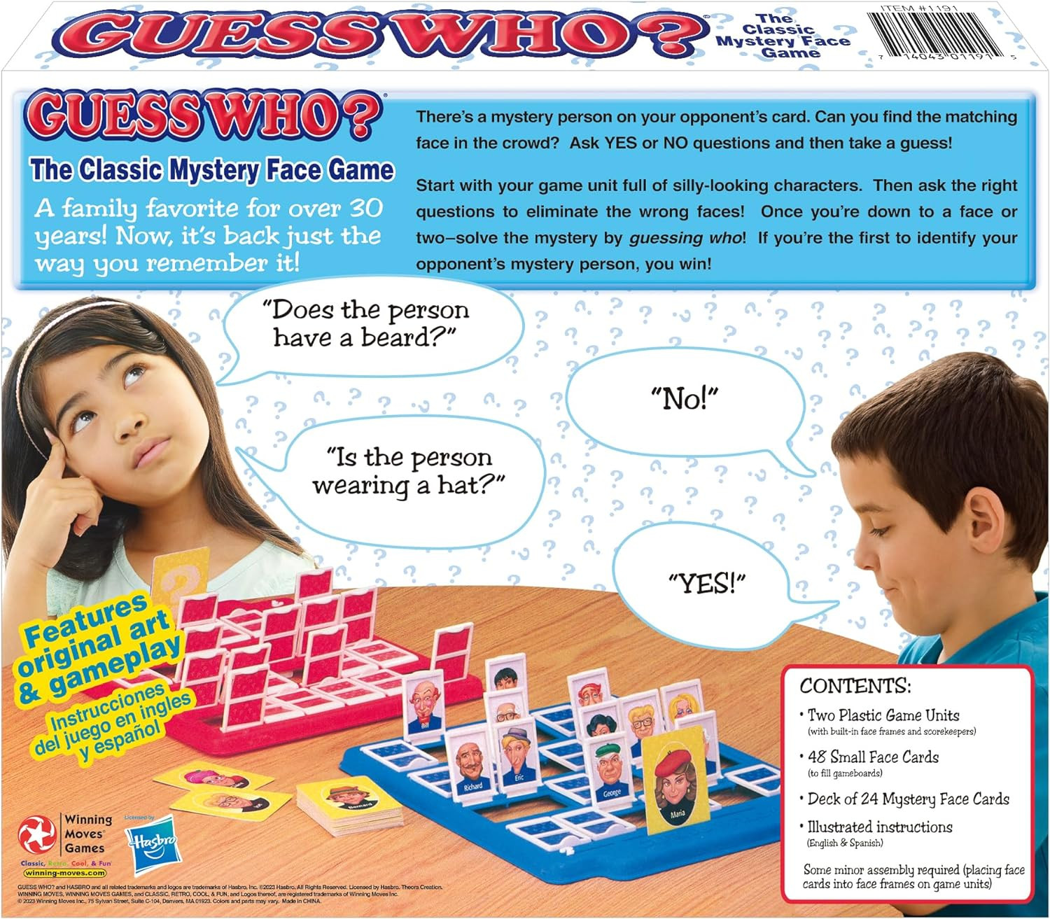 Guess Who? Board Game with Classic Characters by Winning Moves Games USA | Myste
