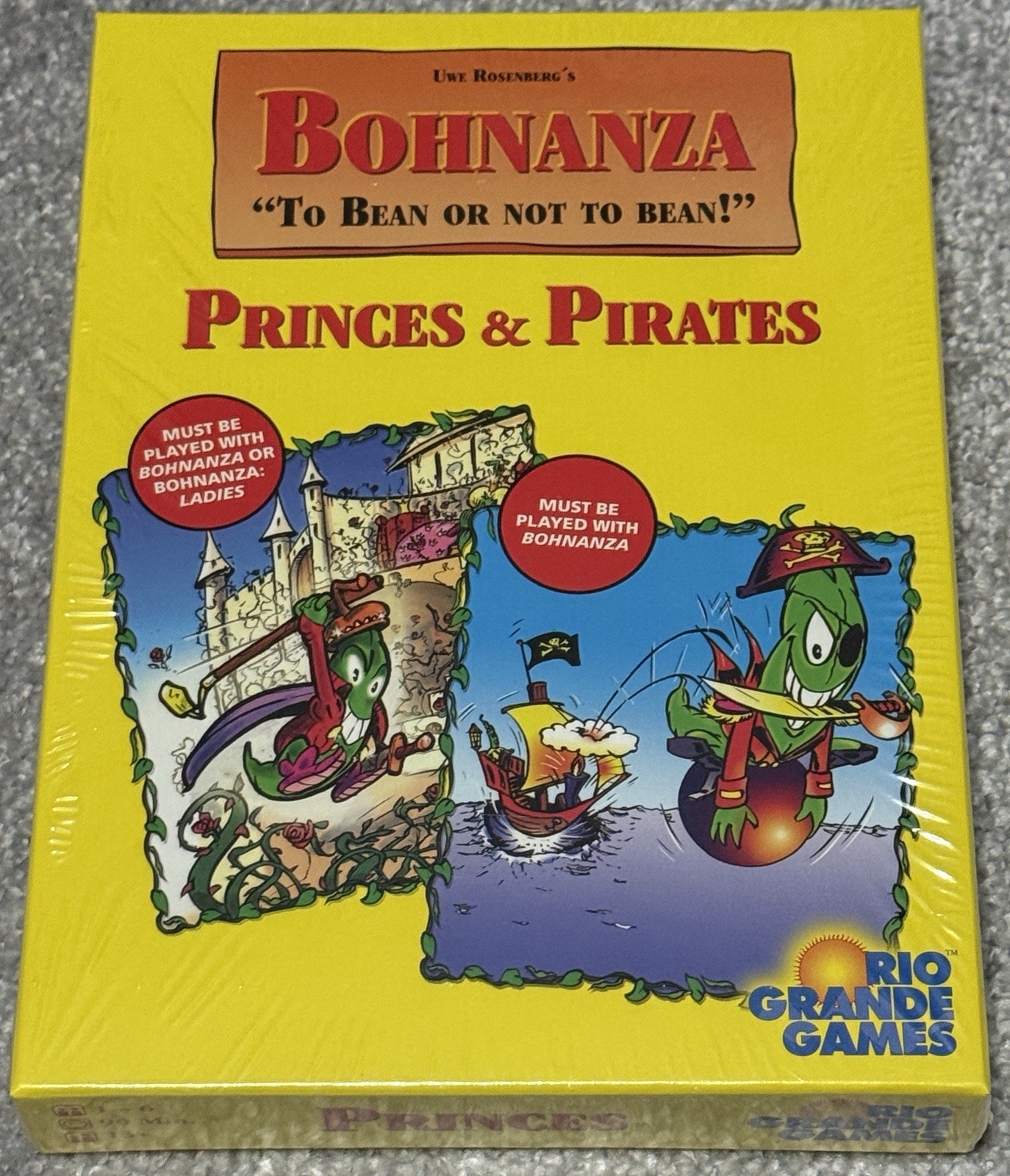 Bohnanza Expansion Princes & Pirates For Bohnanza & Bohnanza Ladies Rio Grande
