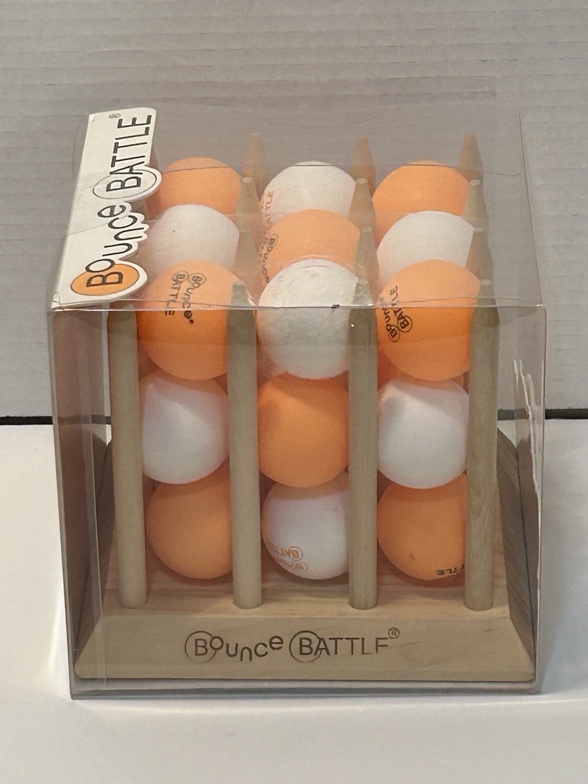 Bounce Battle Wood Edition Skill and Action Game-For 1 Or More Players-9 Years +