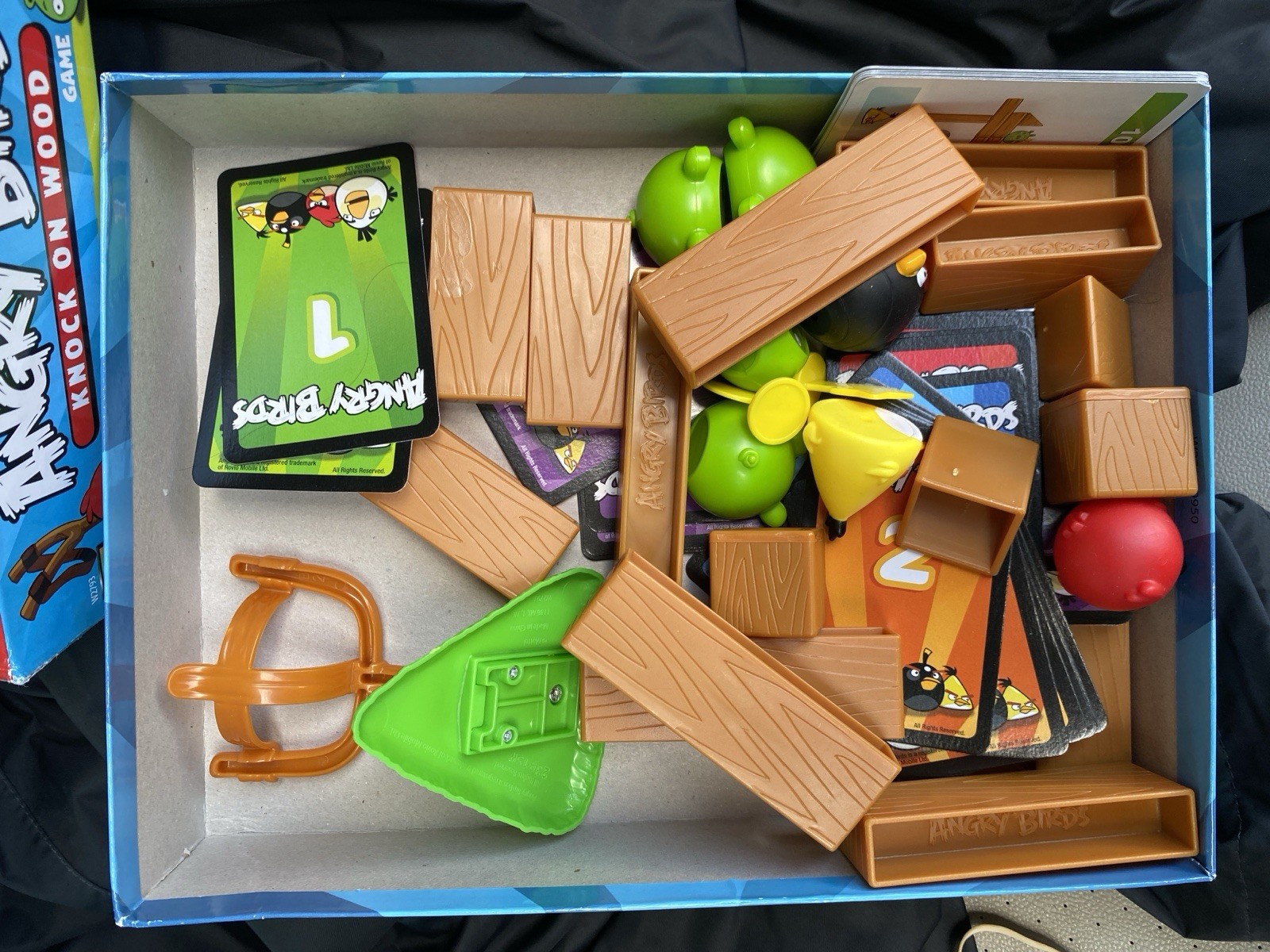 Angry Birds Knock on Wood Game Imaginaction Missing 2 Cards 2011