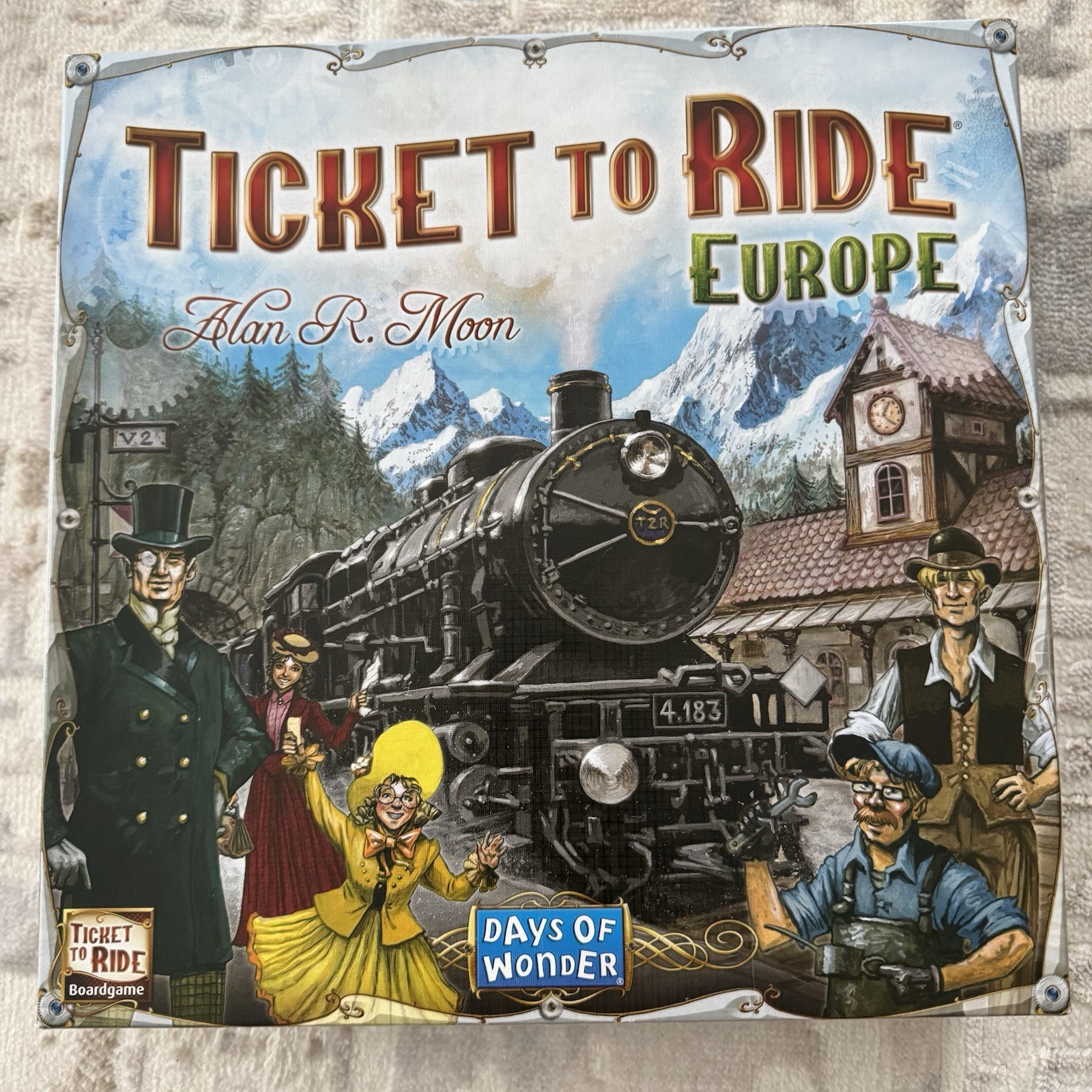 Days of Wonder Alan R. Moon Ticket To Ride Europe board game Complete