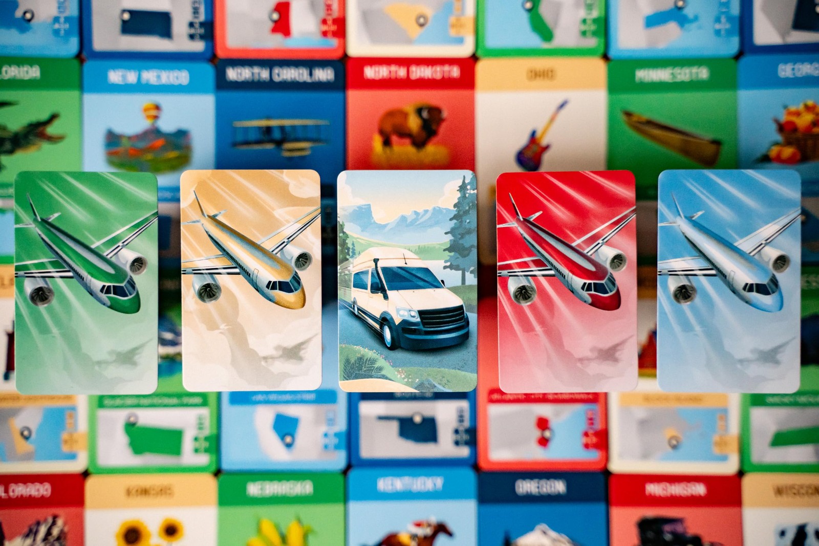 10 Days in the USA Fun Educational Tabletop Game for All Ages Travel Adventure