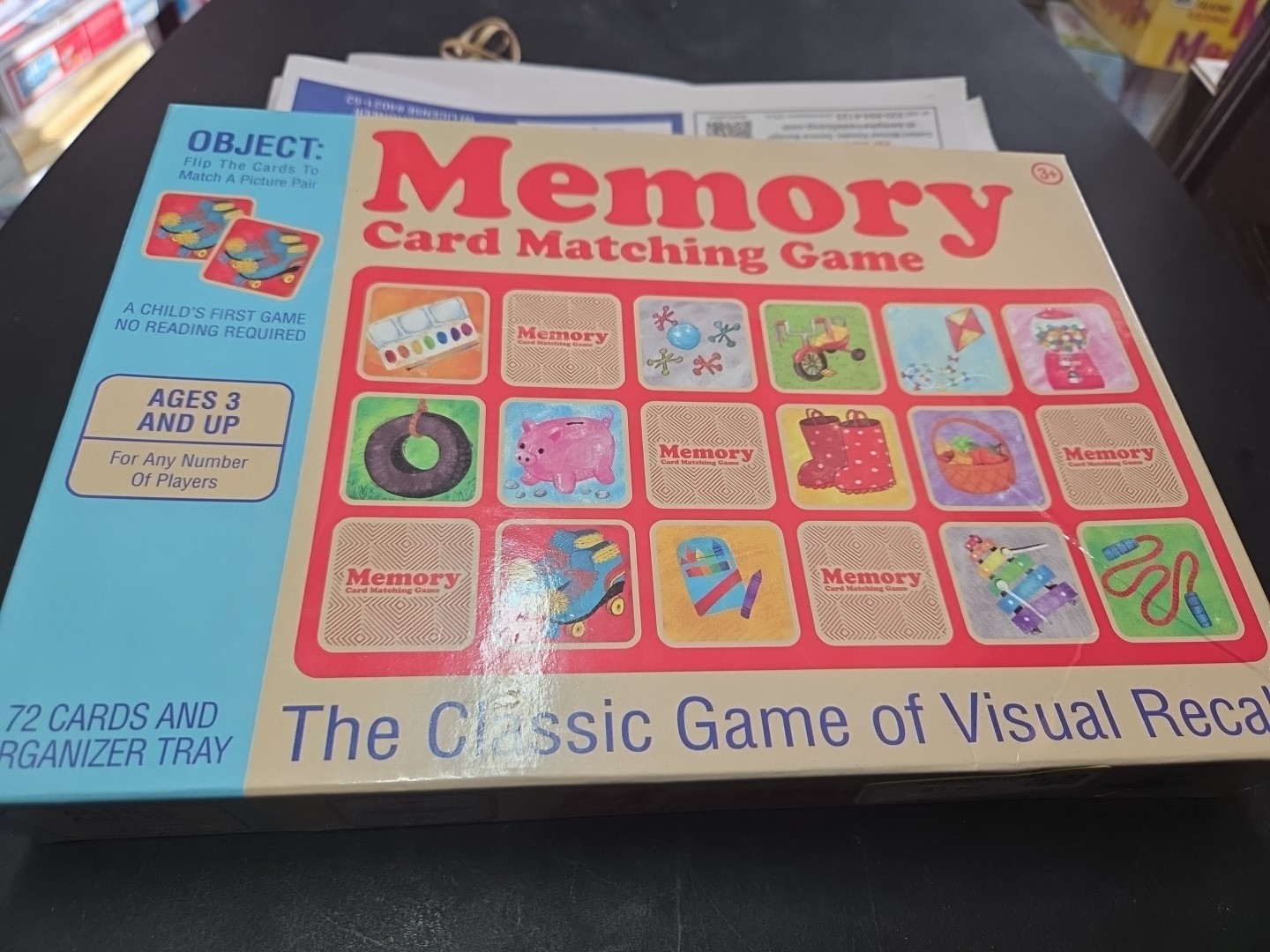 Memory 72 Card Matching Game 2020 Classic Game Visual Recall Complete
