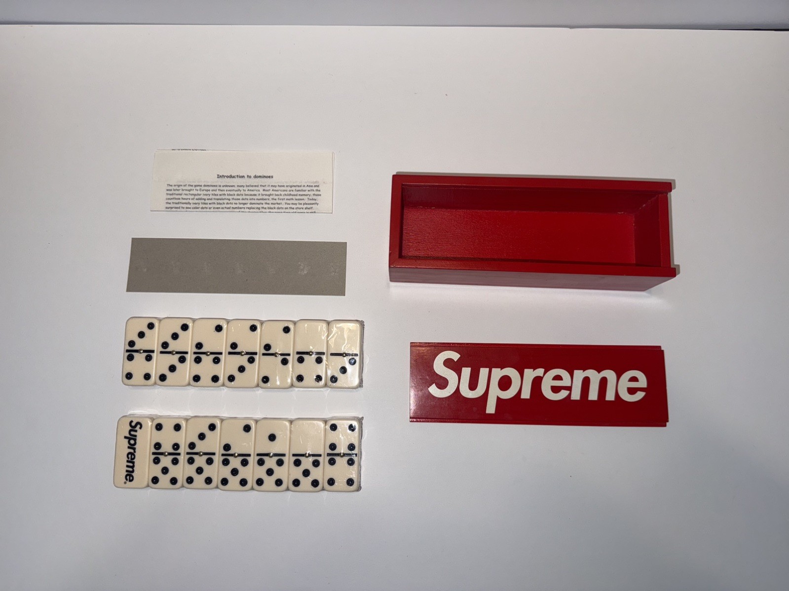 Supreme NYC Domino Set F/W 2012 New SEALED | ULTRA Rare