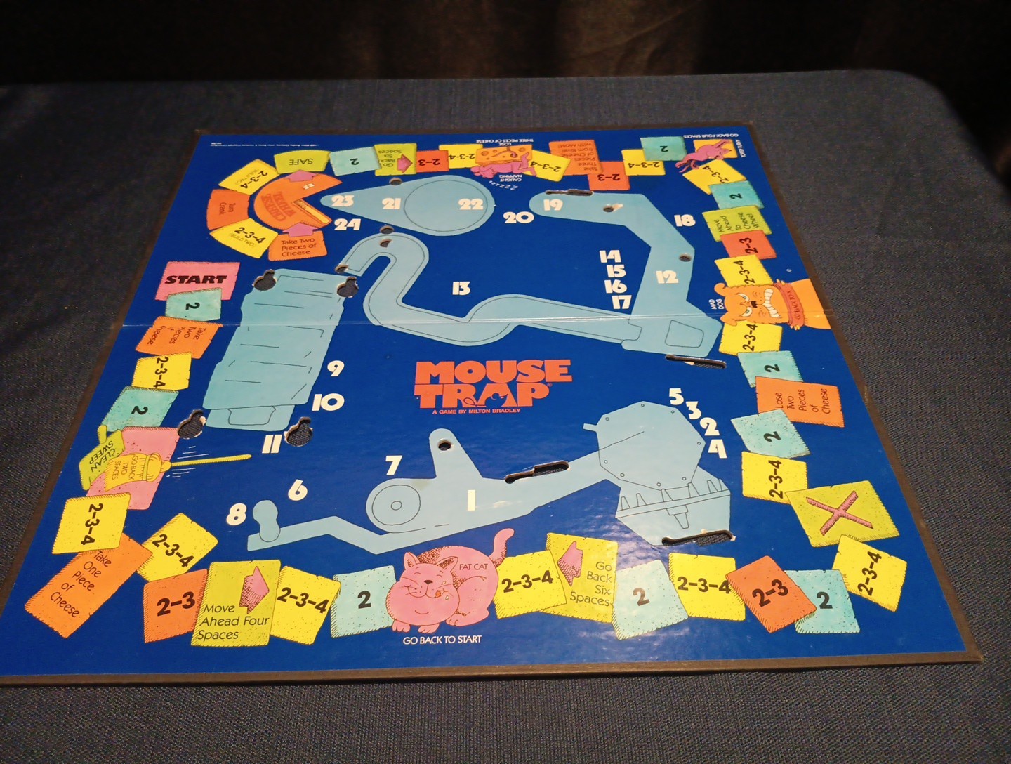 VINTAGE 💯 % Mouse Trap COMPLETE Milton Bradley 1986 Classic Board Game Family