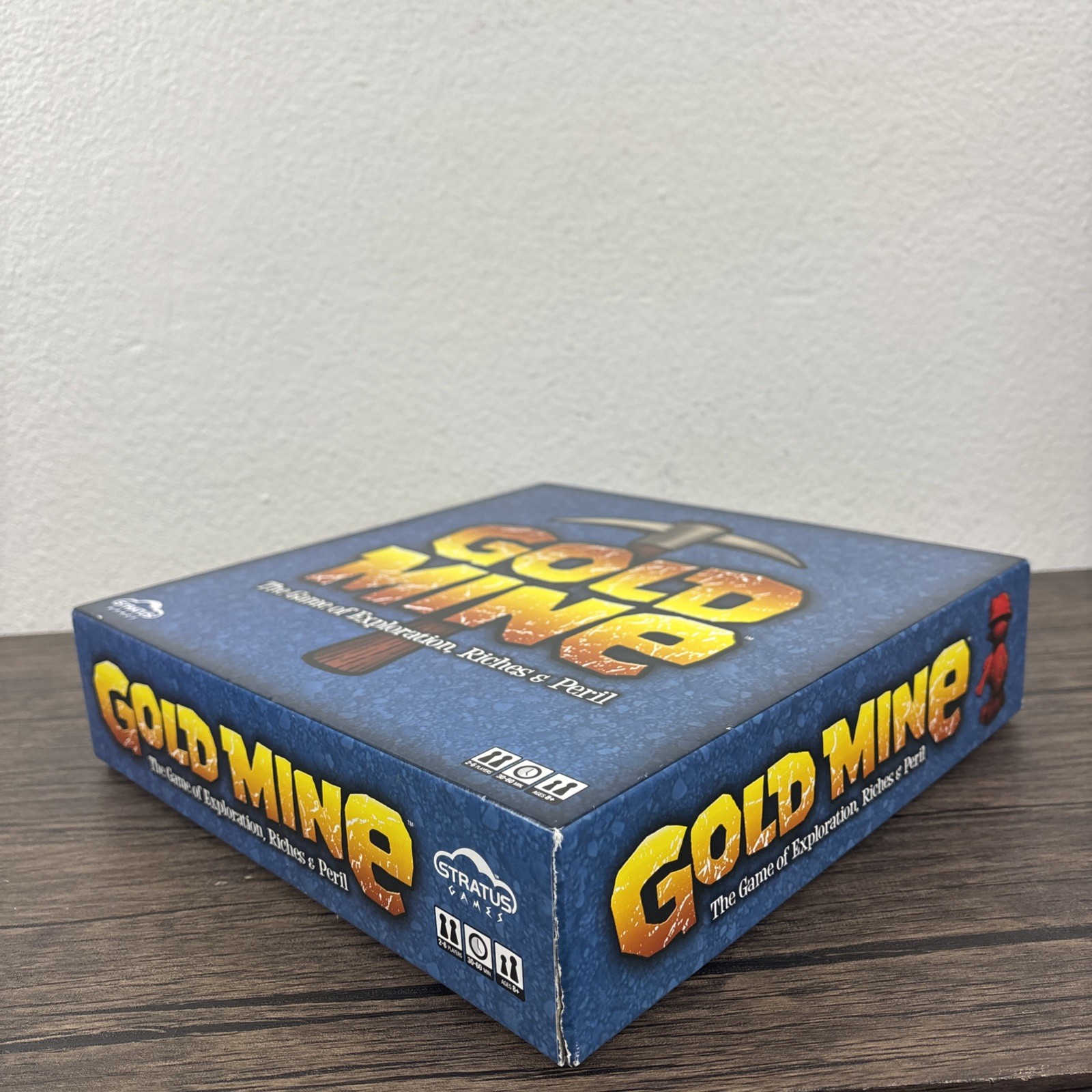 Gold Mine Board Game 2010 Stratus Games 100% Complete Miner Strategy Exploration