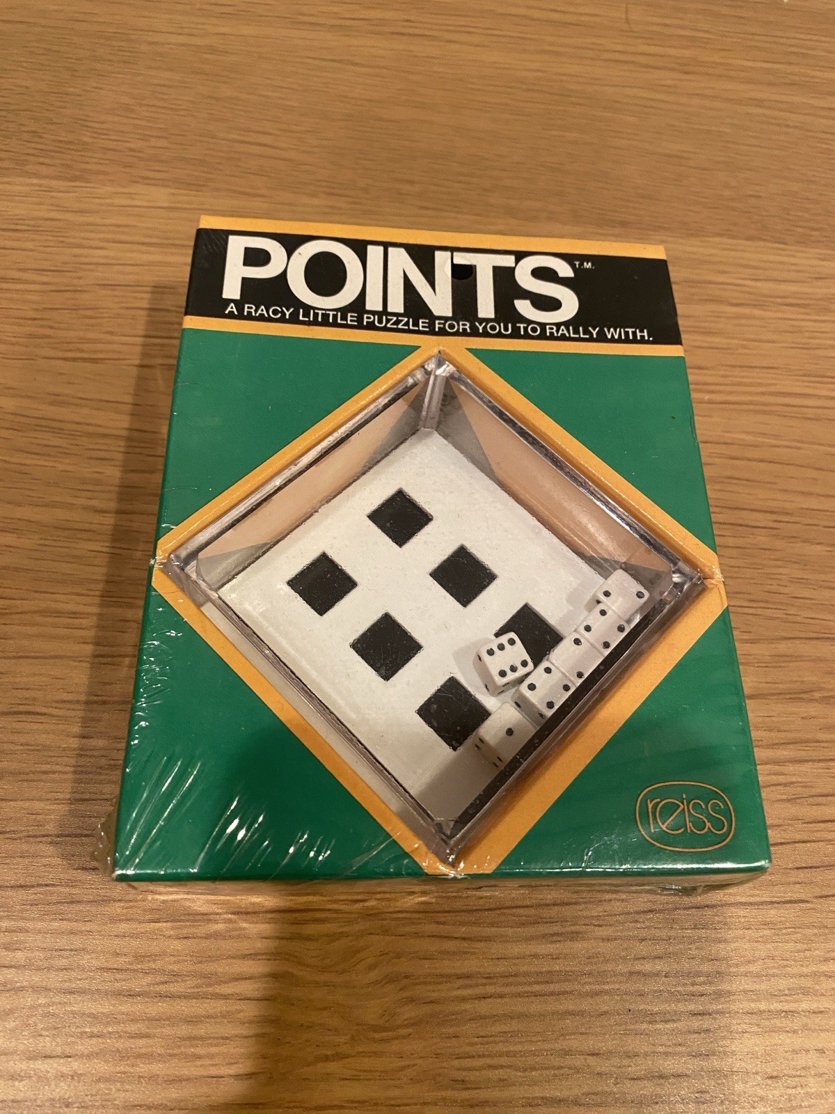 Vintage 1974 Sealed New Reiss POINTS Dice Game