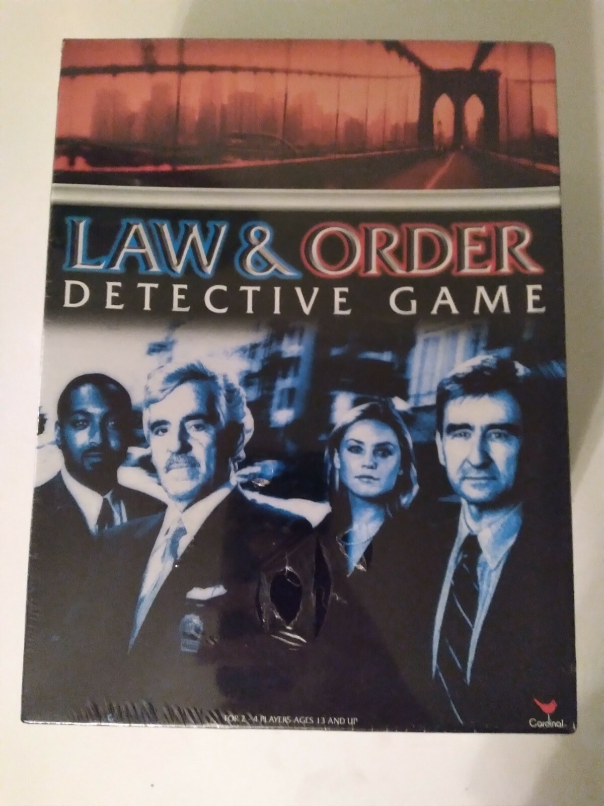 NIB New Law & Order Detective Game Cardinal Games 2-4 players ages 13+ TV Show