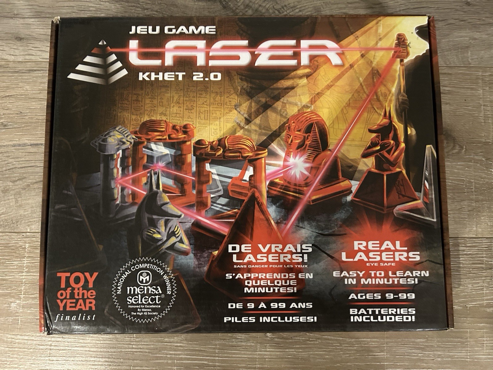 Laser Board Game Khet 2.0 Strategy Mensa Select Toy of the Year Complete