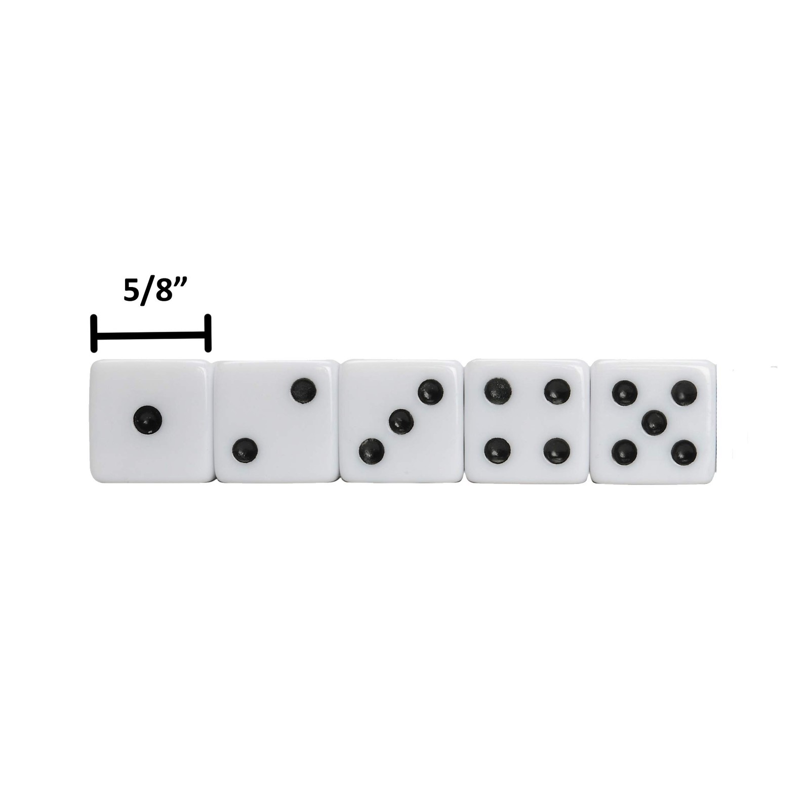 WE Games 4 Plastic Dice Cups, 20 Dice, Instructions for Liar’s Dice and 10 Games