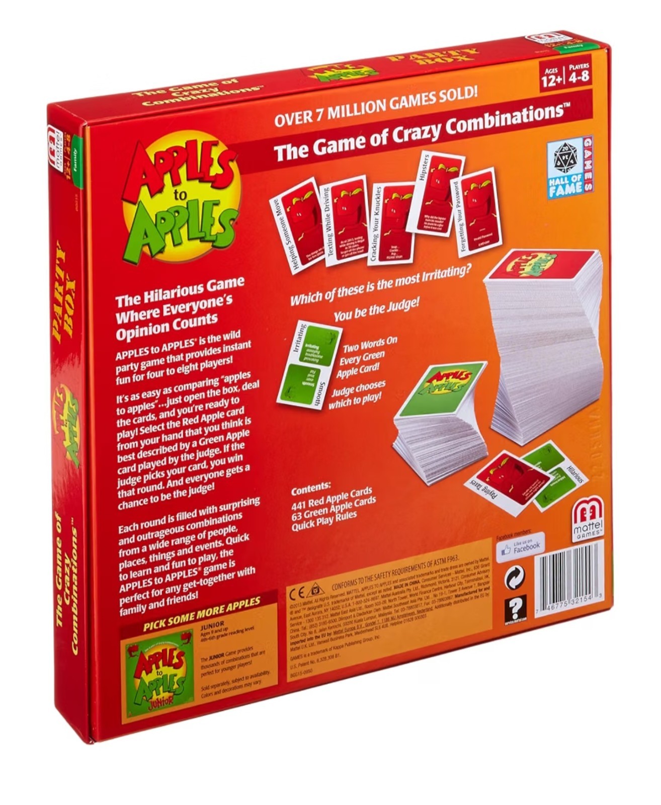 Apples To Apples Party Box Game Of Hilarious Comparisons Complete