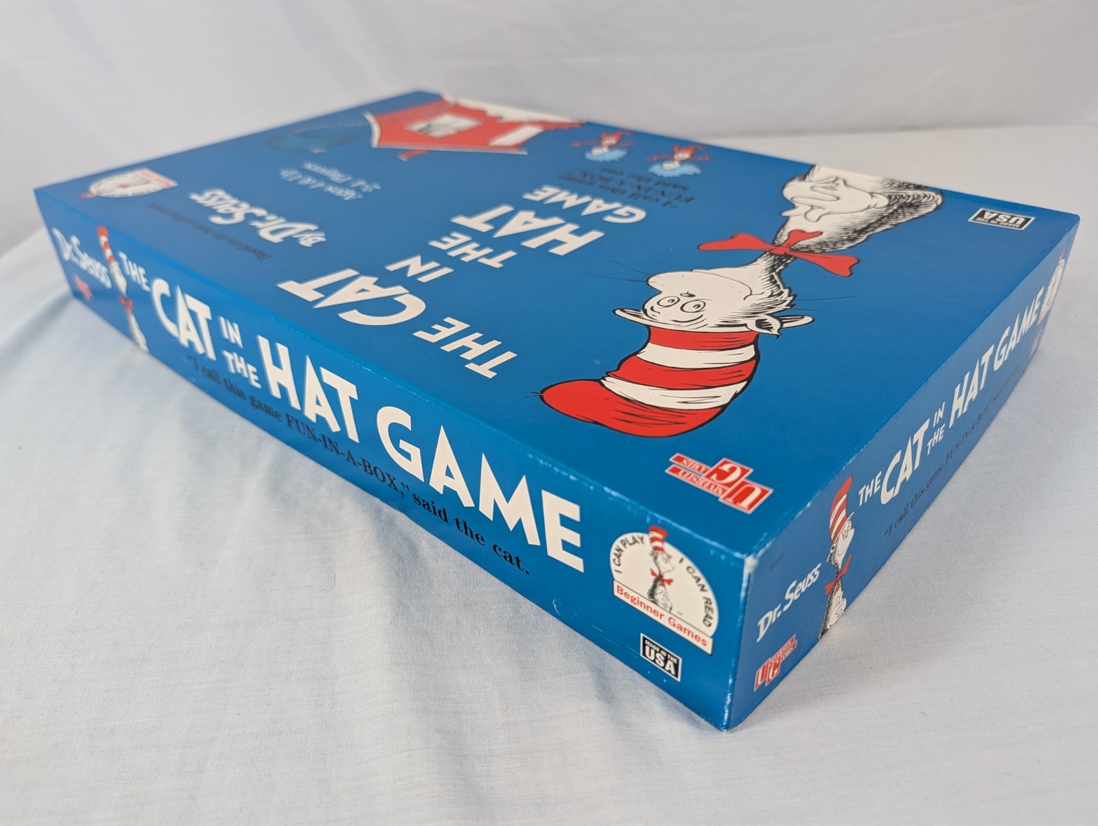 The Cat In The Hat Board Game Vintage 1996 FUN-IN-A-BOX-Per the Cat! Pre-Owned