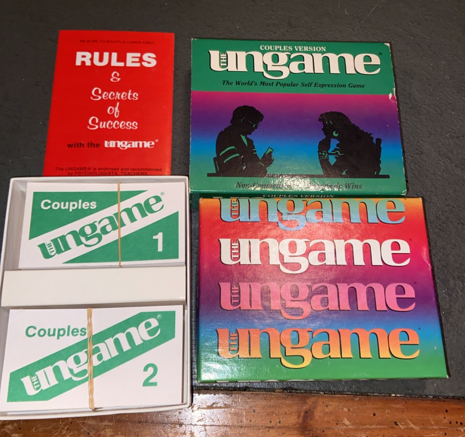 The Ungame Couples Version Pocket Size by Talicor Complete – Excellent Cond