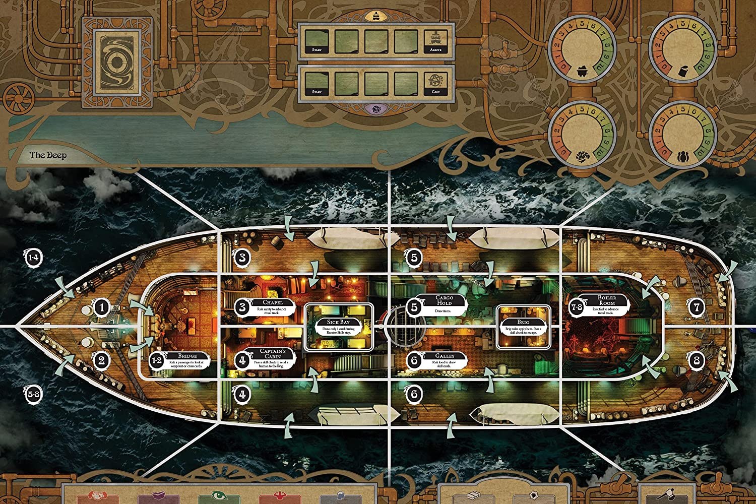 Unfathomable | Strategy Game for Teens and Adults | Arkham Horror | Hidden Trait