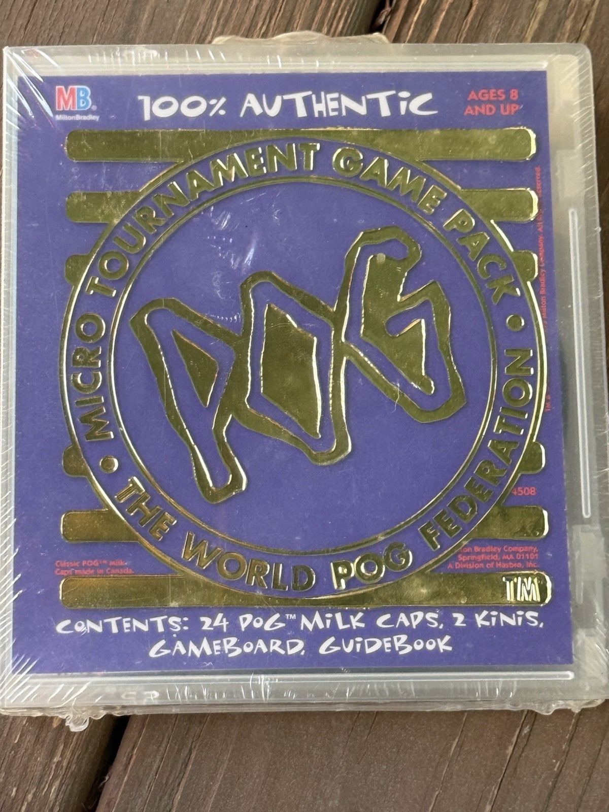 VTG Sealed New 1995 The World POG Federation Micro Tournament Game Pack MB
