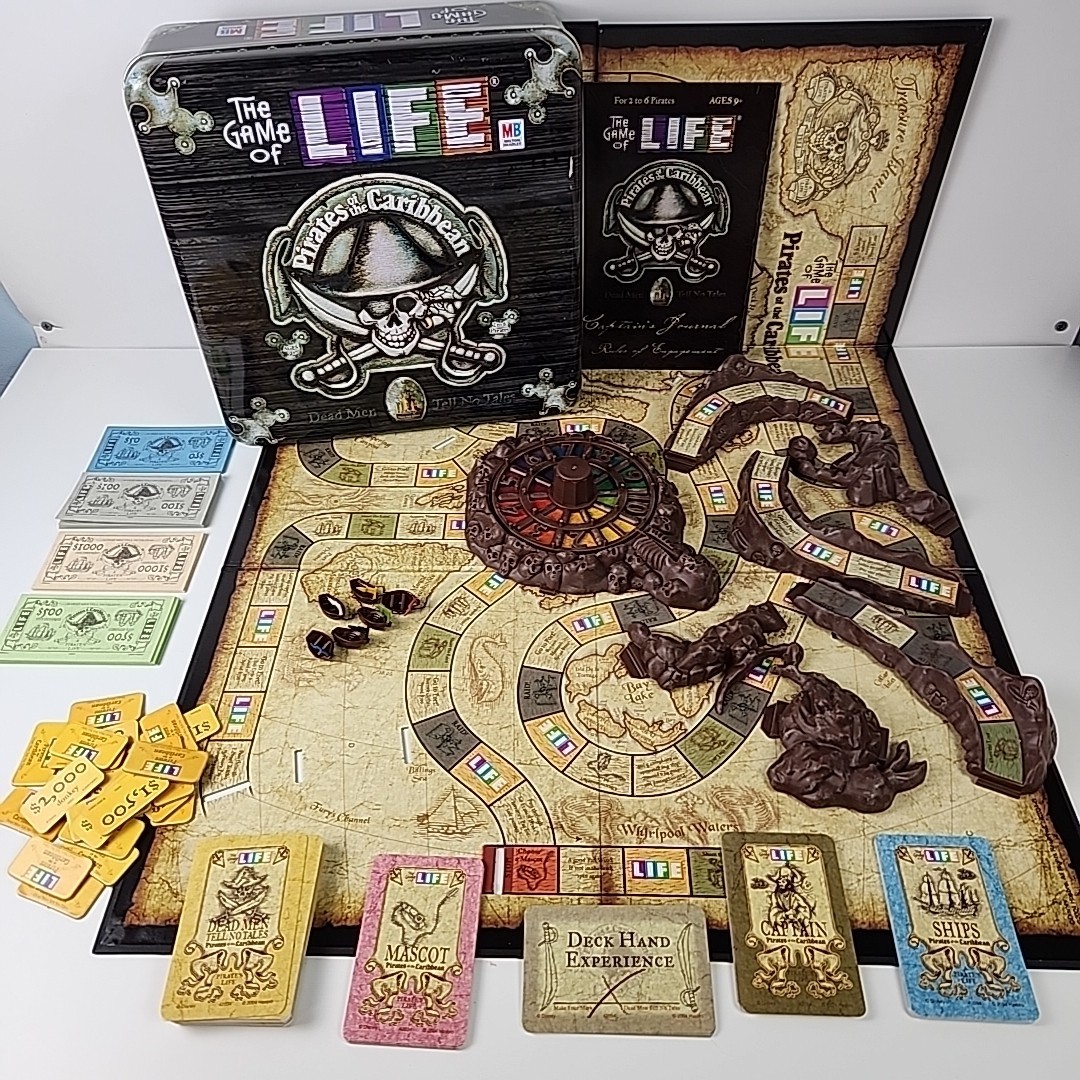Disney Pirates of the Caribbean The Game of Life Collector Edition Tin