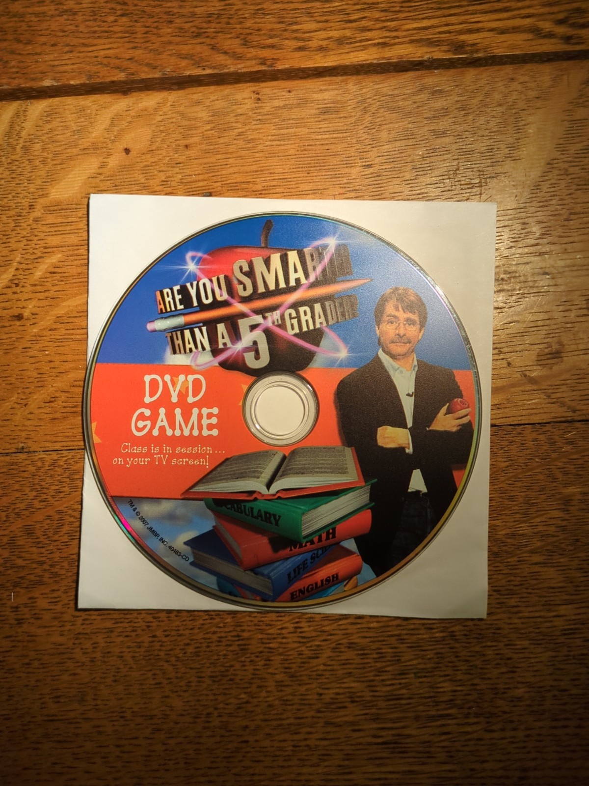 Are You SMARTER Than a 5th Grader DVD Game – 2007 – Disc Only