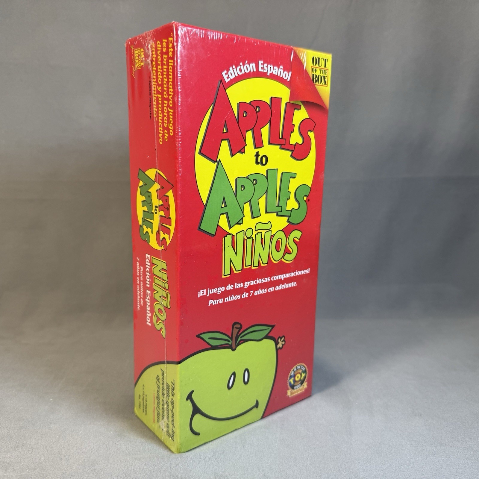 New Factory Sealed – Apple to Apples Niños 2007 Edición Español – Scarce Version