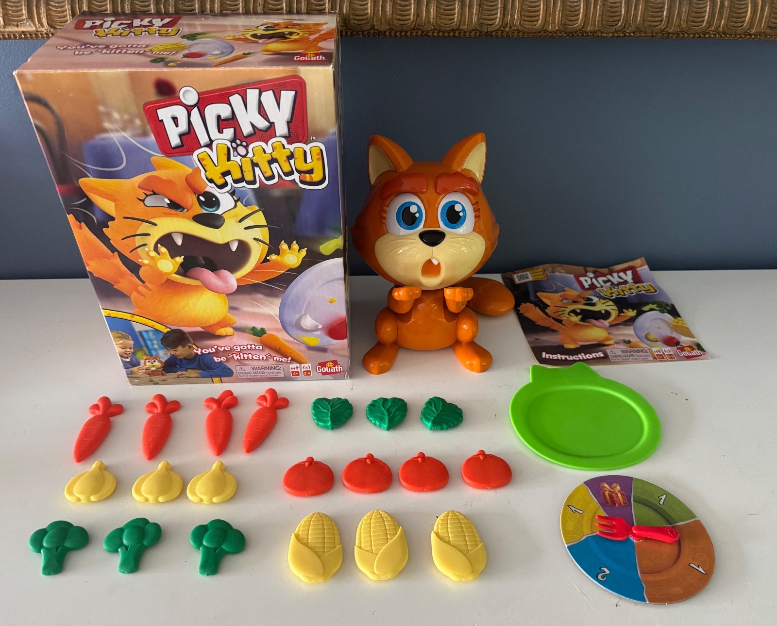 Picky Kitty Game by Goliath 2021 Hard to Find Kids & Family Game 100% COMPLETE!