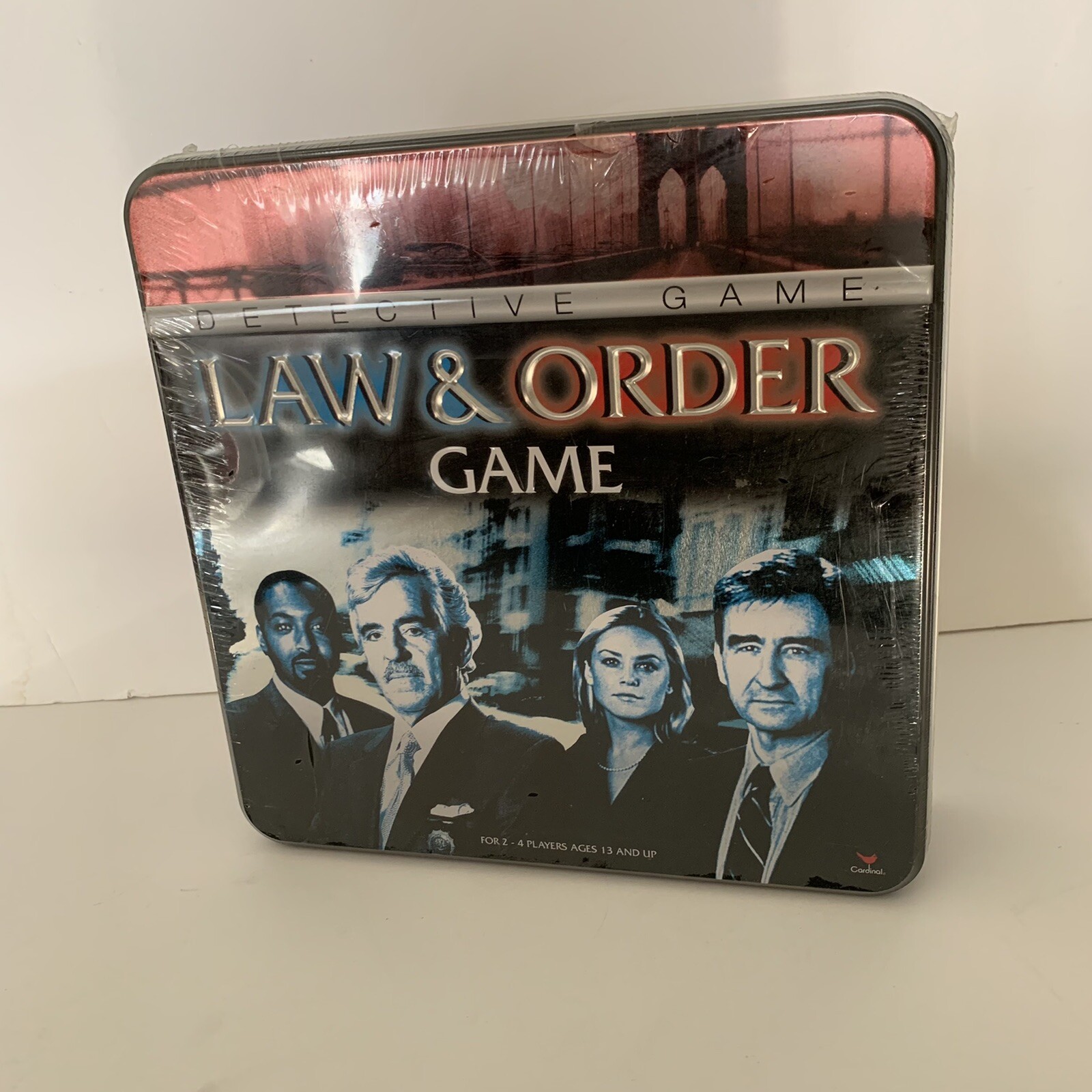 Law & Order Detective Game in Tin Box. New and Sealed.