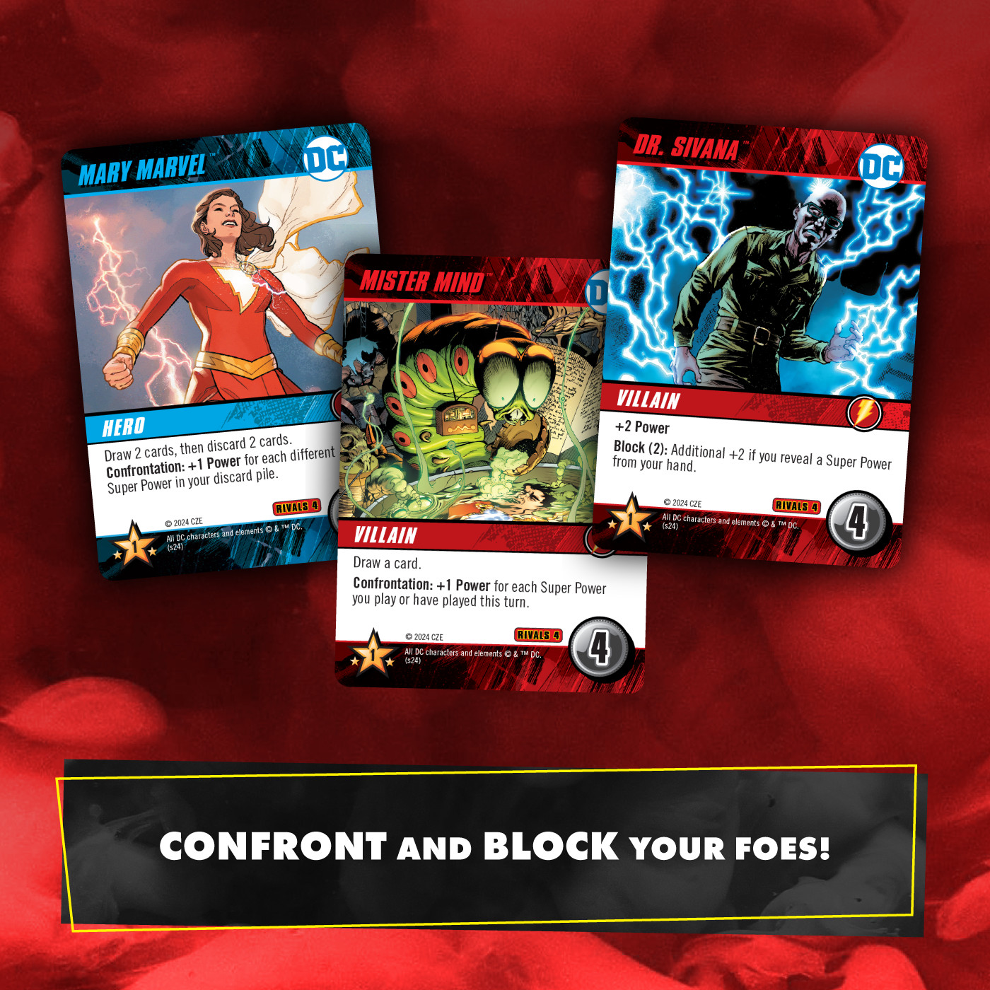 DC Deck-Building Game: Rivals — Shazam! vs. Black Adam (Kickstarter Edition)