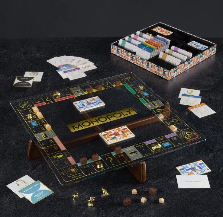 Monopoly – Prisma Glass Edition by W.S. Game Company Board Game – New & NICE