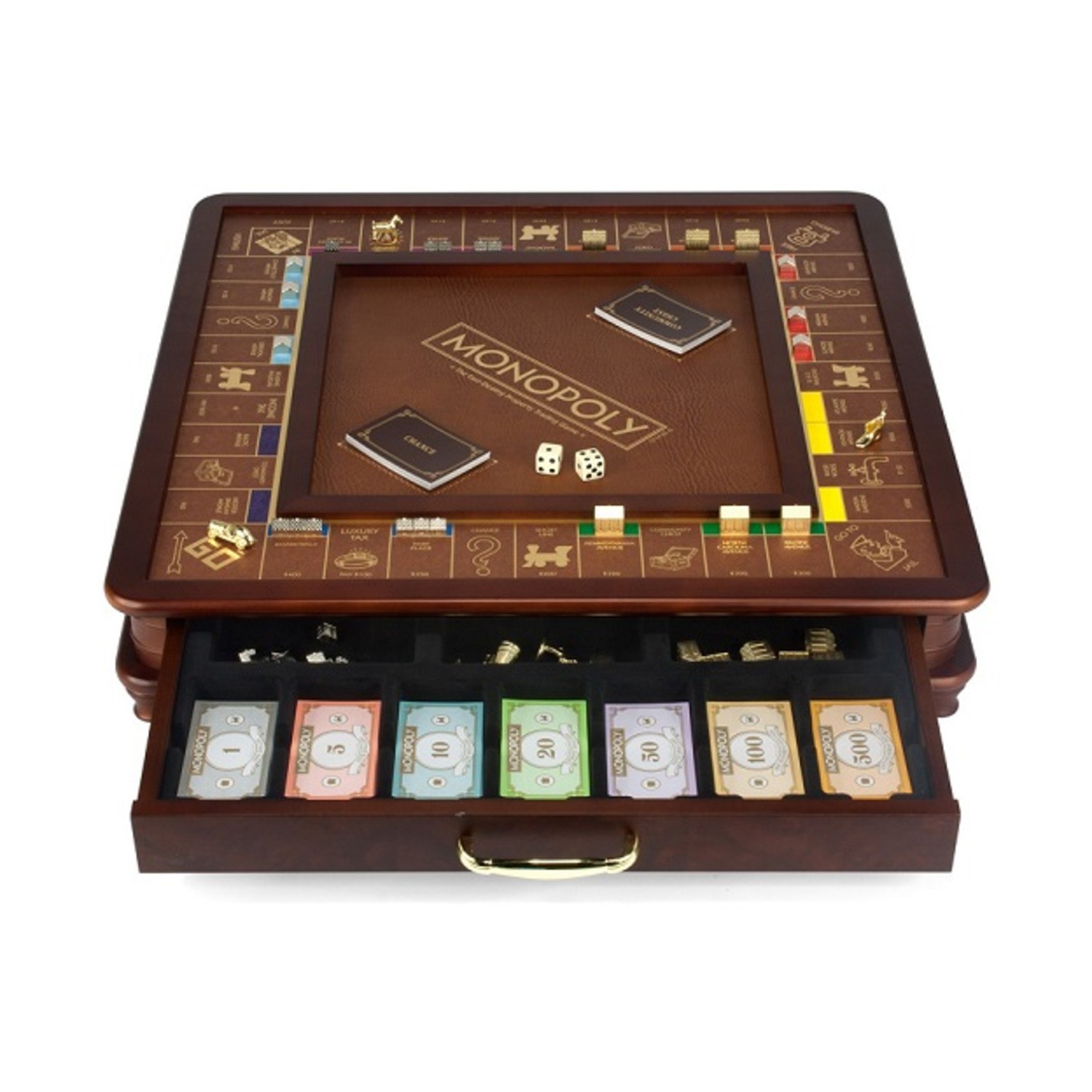 W.S. Game Company Boardgame Monopoly (Luxury Ed) Box New