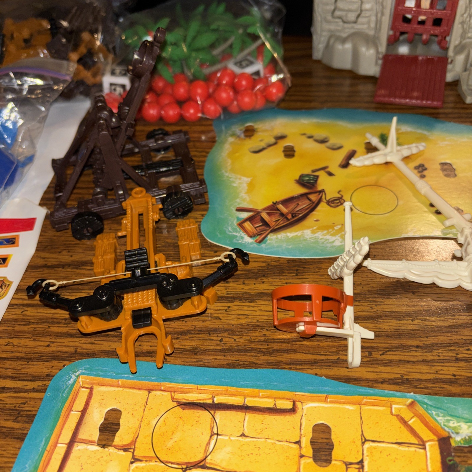 Weapons And Warriors Board Game 2 In 1 Castle Storm And Pirate Clash Complete