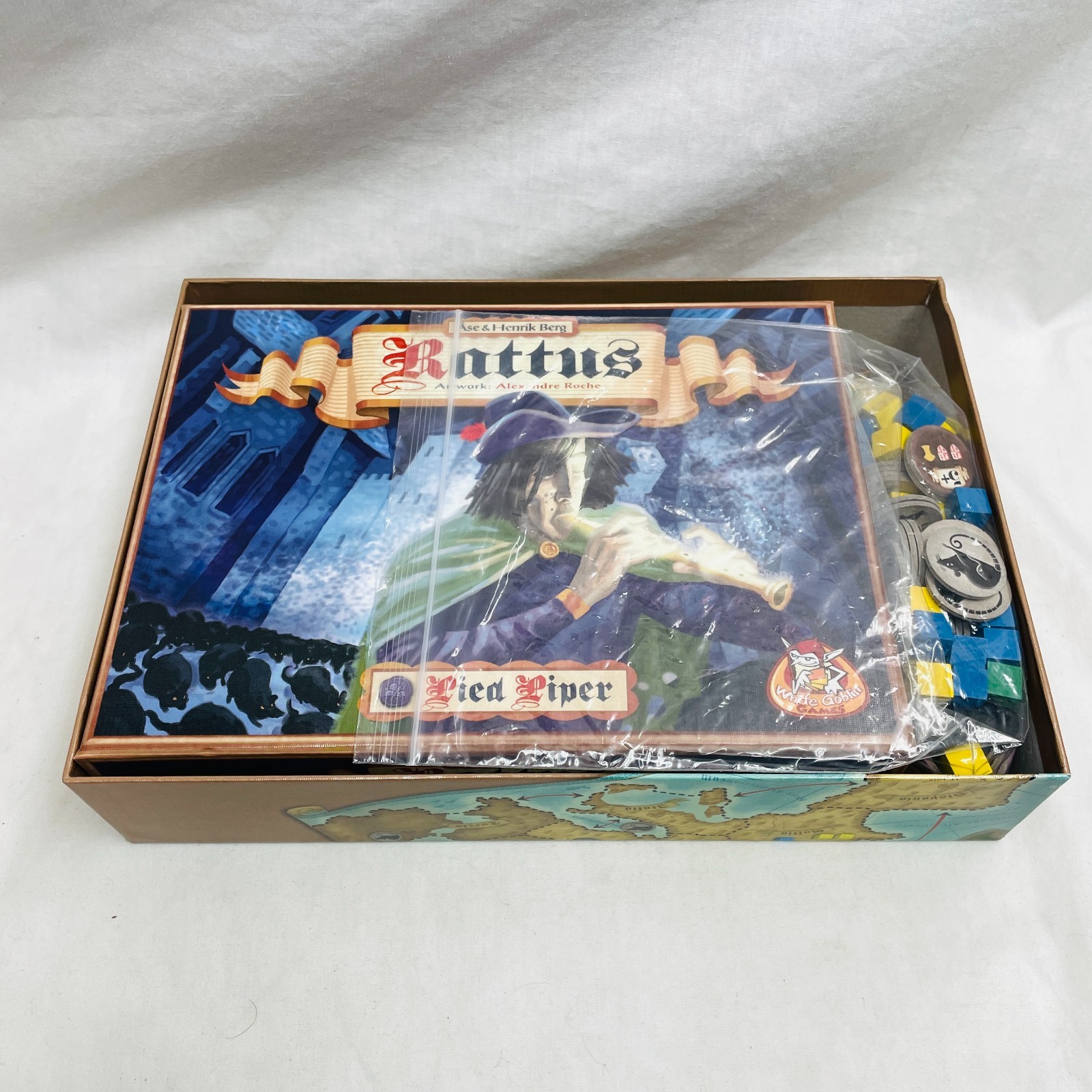 Rattus Board Game +Pied Piper Expansion Z-Man Games 2010 NM/NM