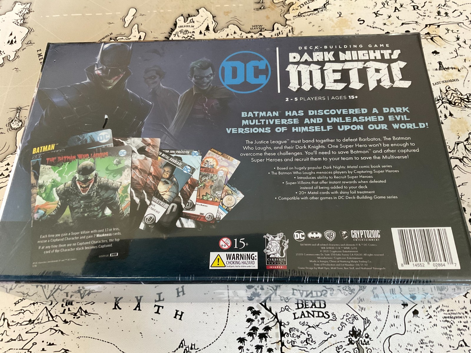 Cryptozoic DC Deck-Building Game: Dark Nights: METAL boxed set new sealed