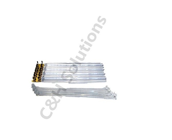 18″ Clear Acrylic MahJong Pushers / Clear Acrylic MahJong Racks- Set of 4