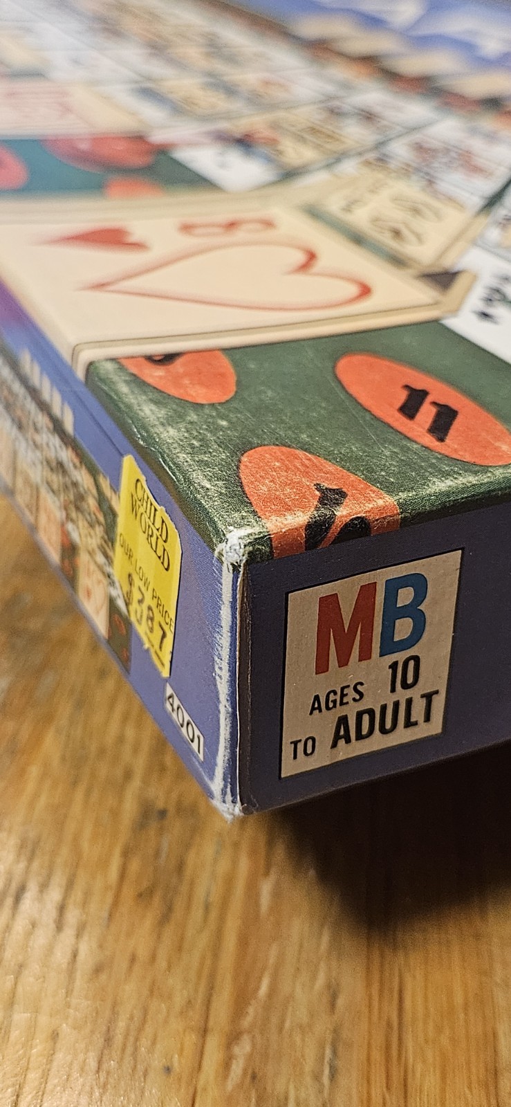 Milton Bradley Cardino Strategy Board Game Vintage 2+ Players Ages 10+ MPN 4001
